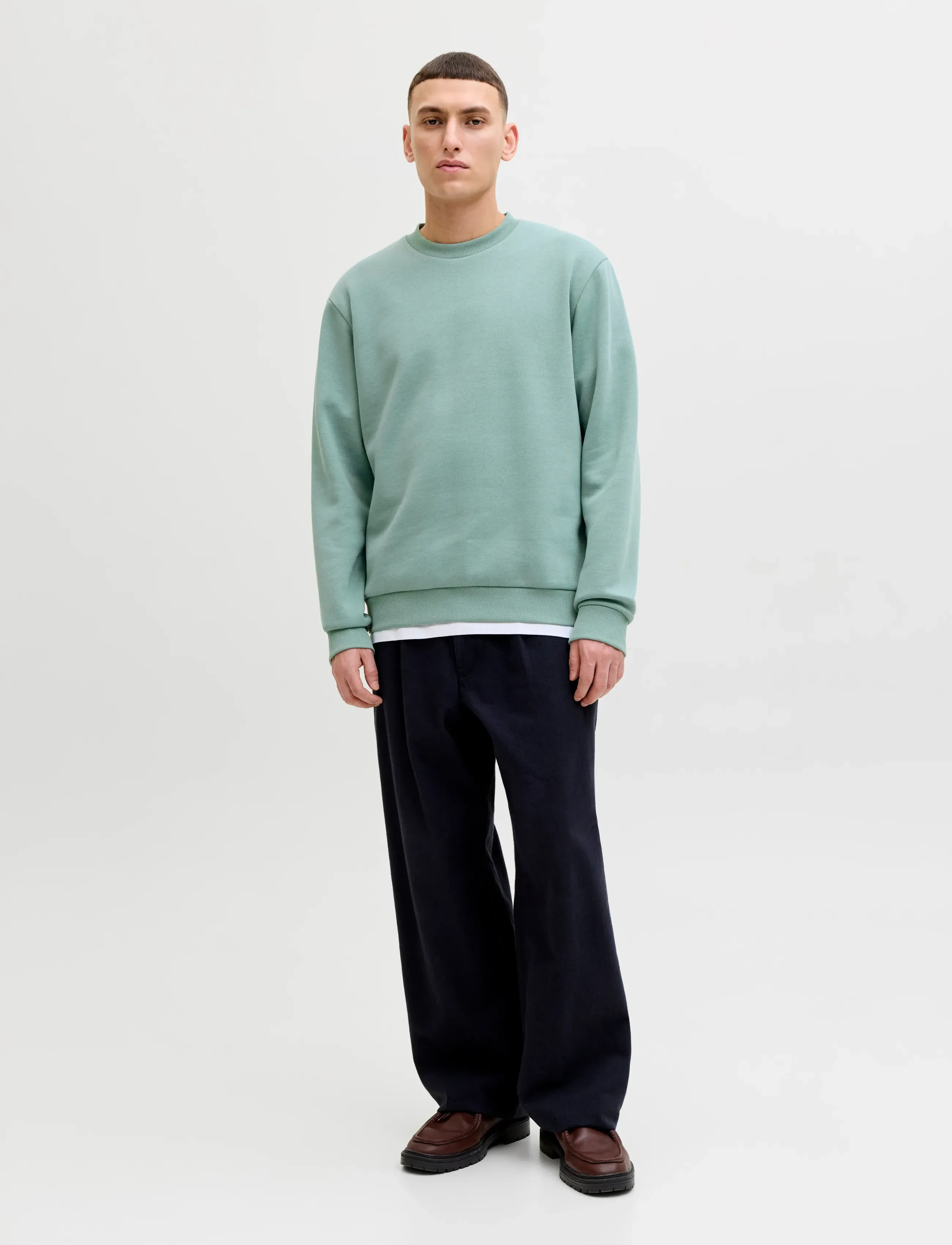 Jack & Jones - JJEBRADLEY SWEAT CREW NOOS - kollektionen - mineral blue - 4