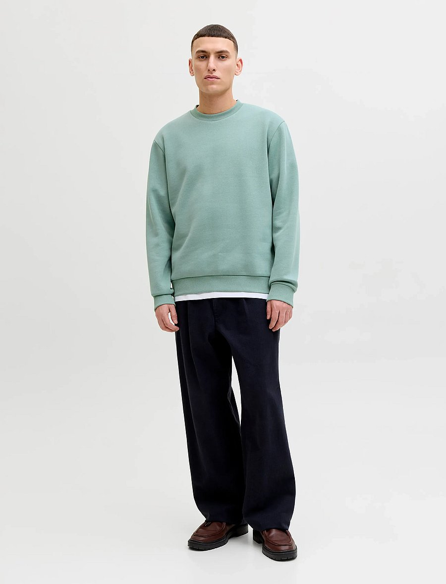 Jack & Jones - JJEBRADLEY SWEAT CREW NOOS - kollektionen - mineral blue - 4