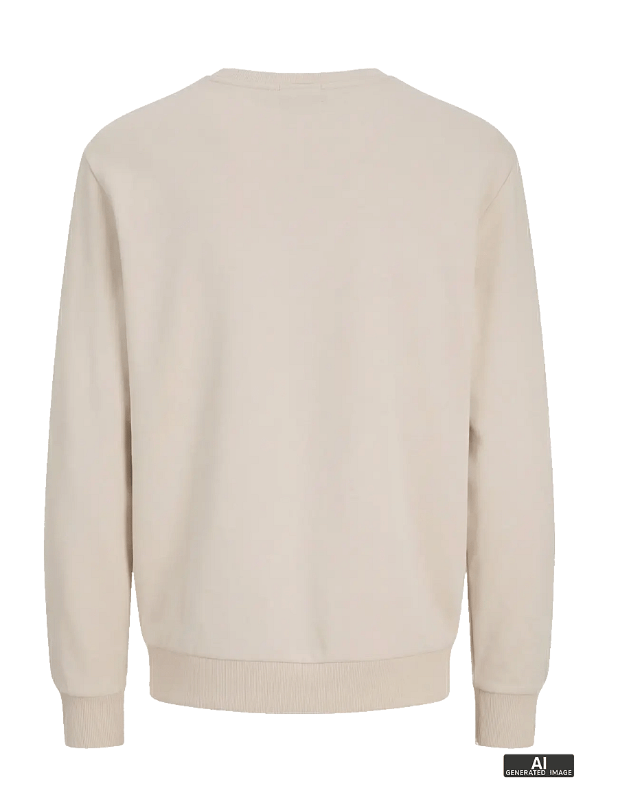 Jack & Jones - JJEBRADLEY SWEAT CREW NOOS - kollektioner - moonbeam - 2