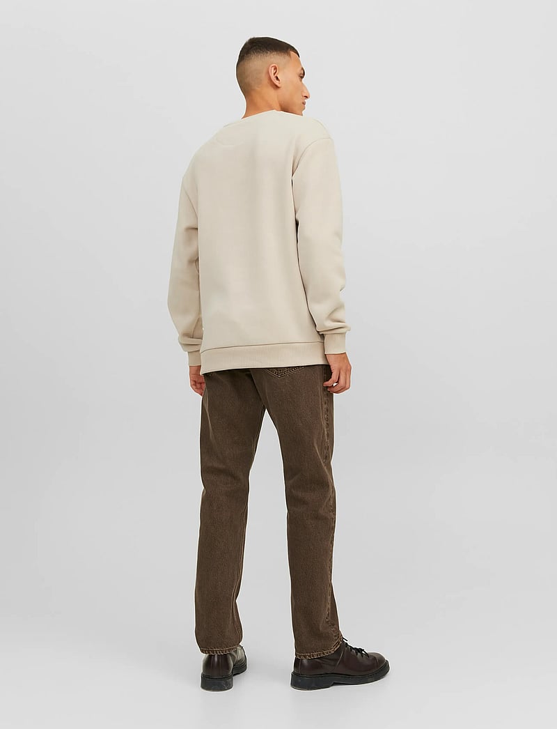 Jack & Jones - JJEBRADLEY SWEAT CREW NOOS - kollektioner - moonbeam - 2