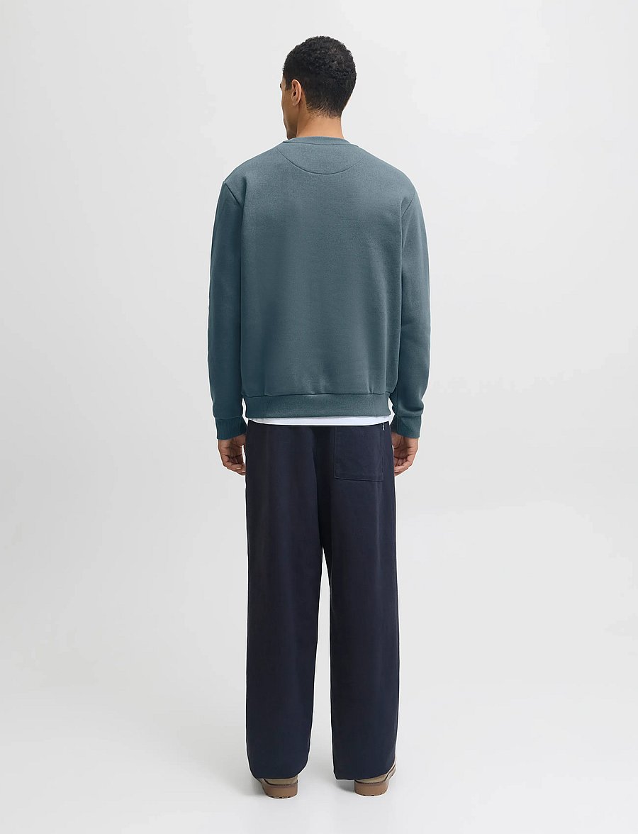 Jack & Jones - JJEBRADLEY SWEAT CREW NOOS - kollektioner - stormy weather - 2