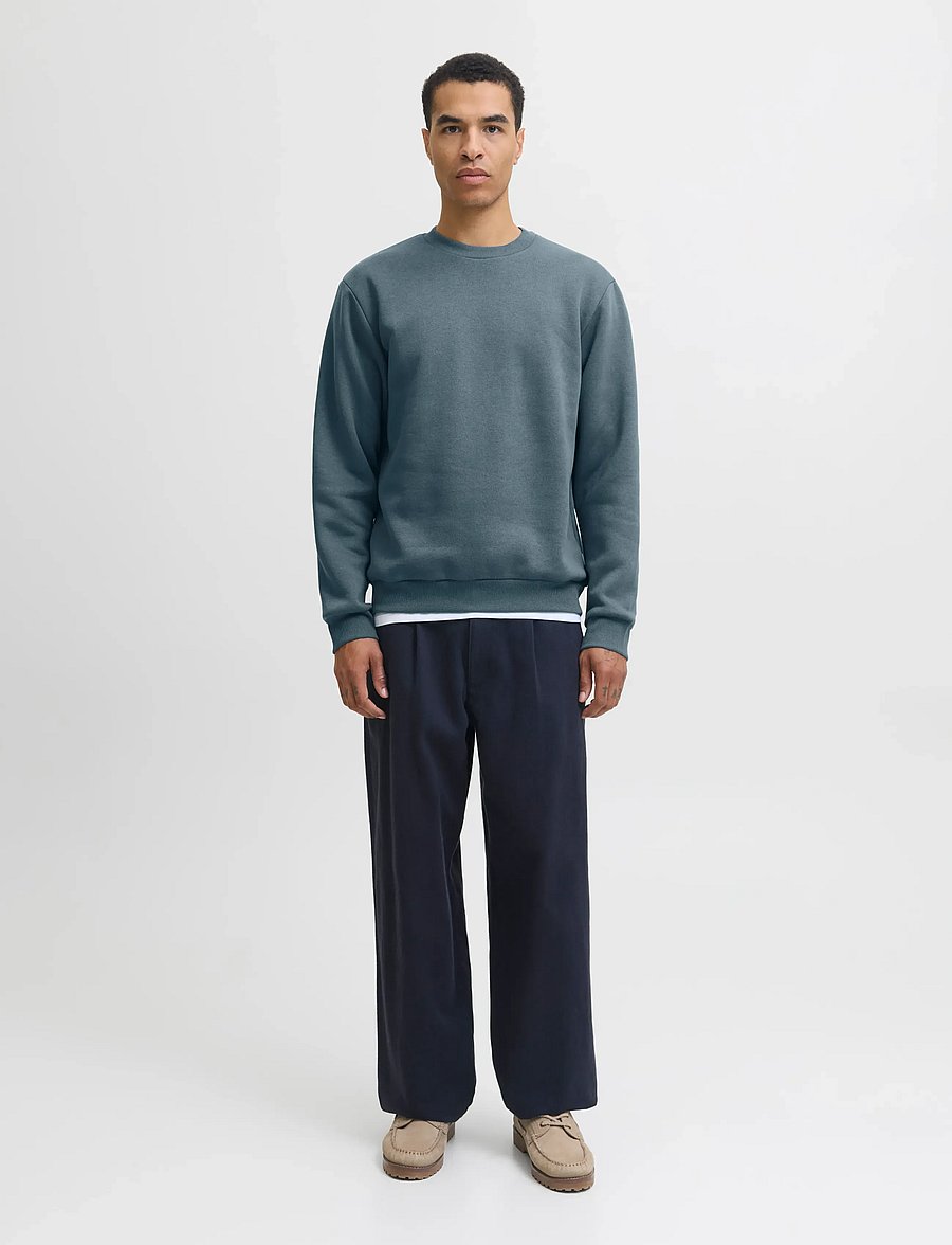 Jack & Jones - JJEBRADLEY SWEAT CREW NOOS - kollektioner - stormy weather - 3