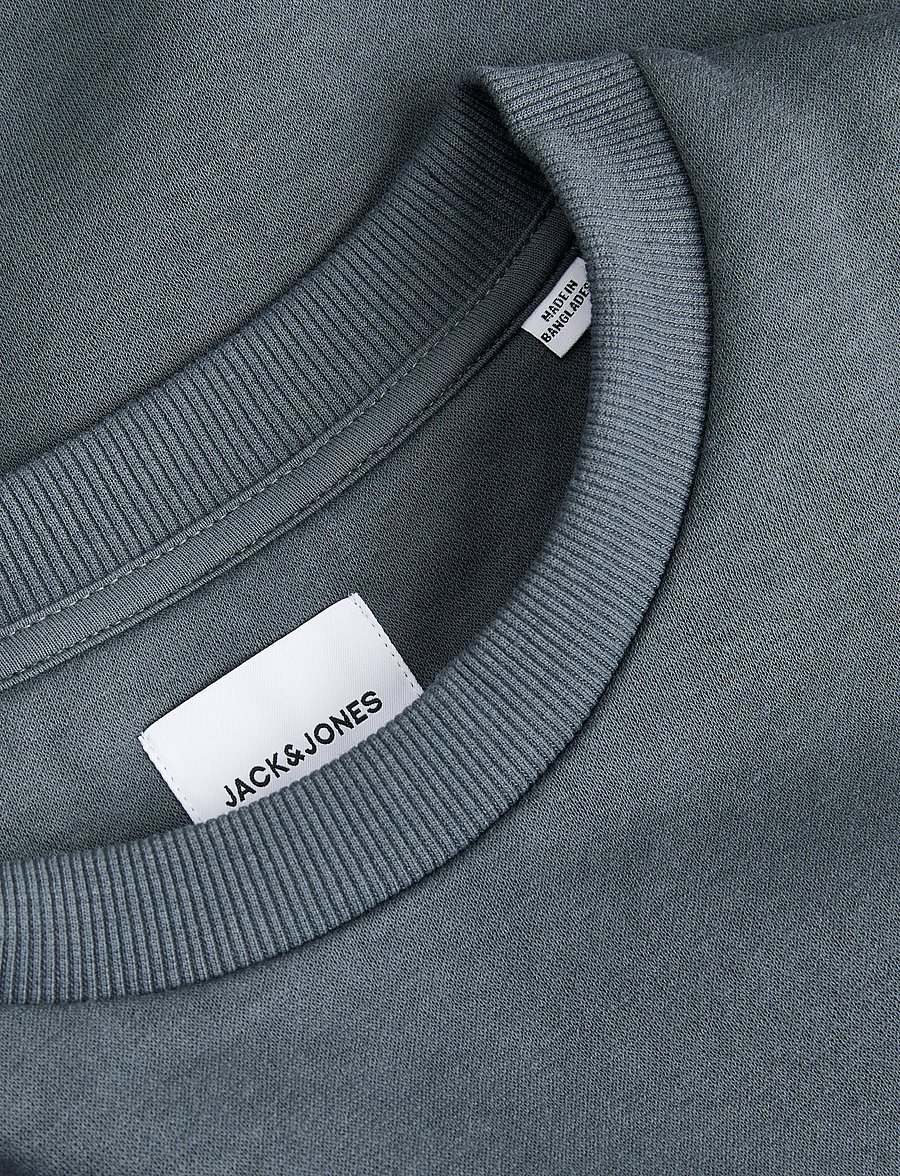 Jack & Jones - JJEBRADLEY SWEAT CREW NOOS - sweatshirts - turbulence - 3