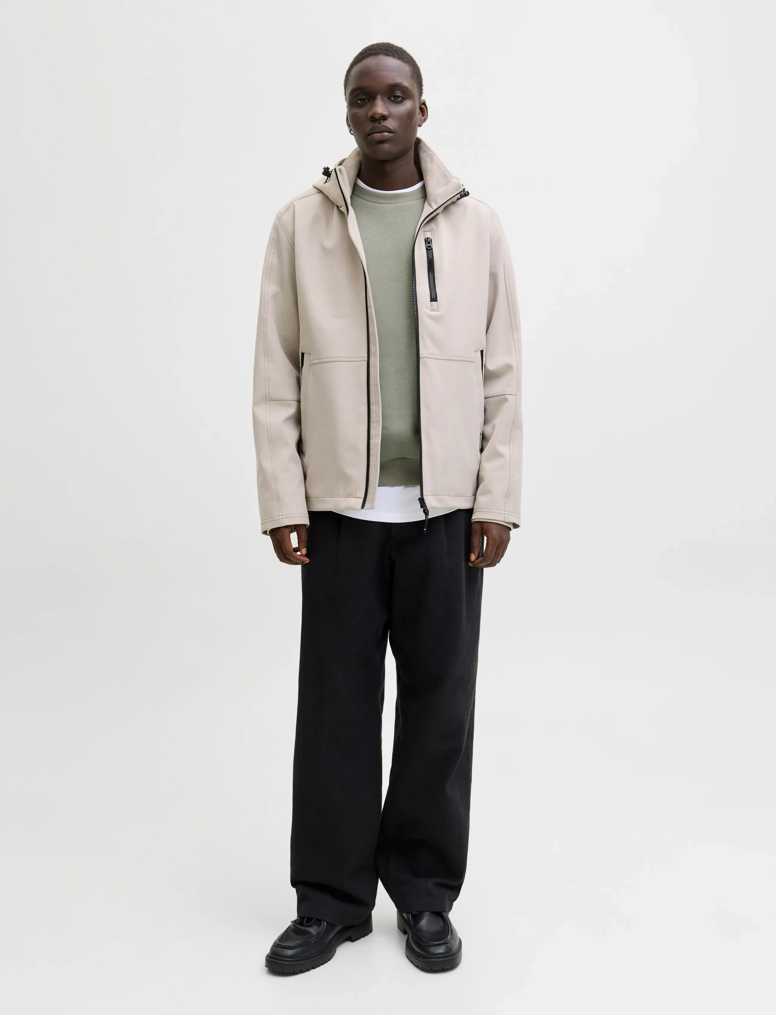 Jack & Jones - JJEBRADLEY SWEAT CREW NOOS - collections - vetiver - 3
