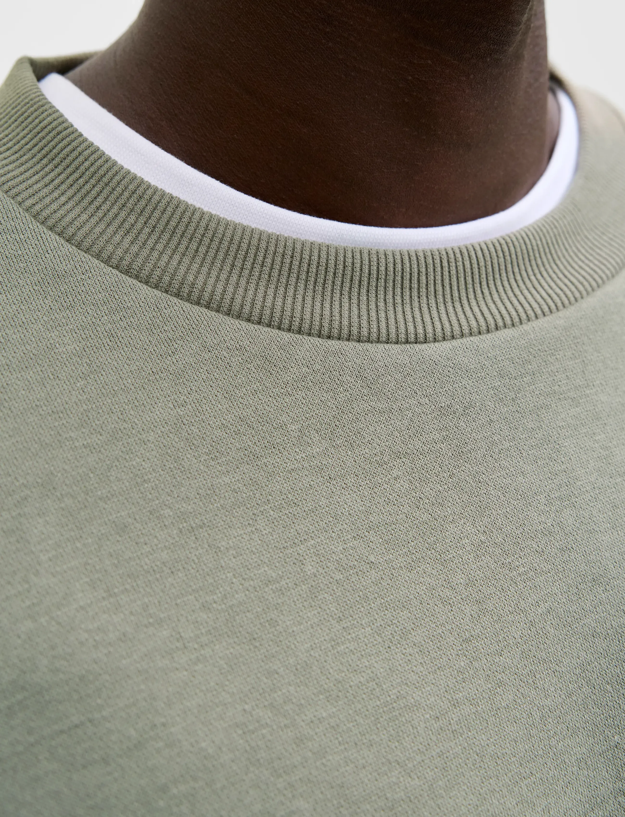 Jack & Jones - JJEBRADLEY SWEAT CREW NOOS - collections - vetiver - 4