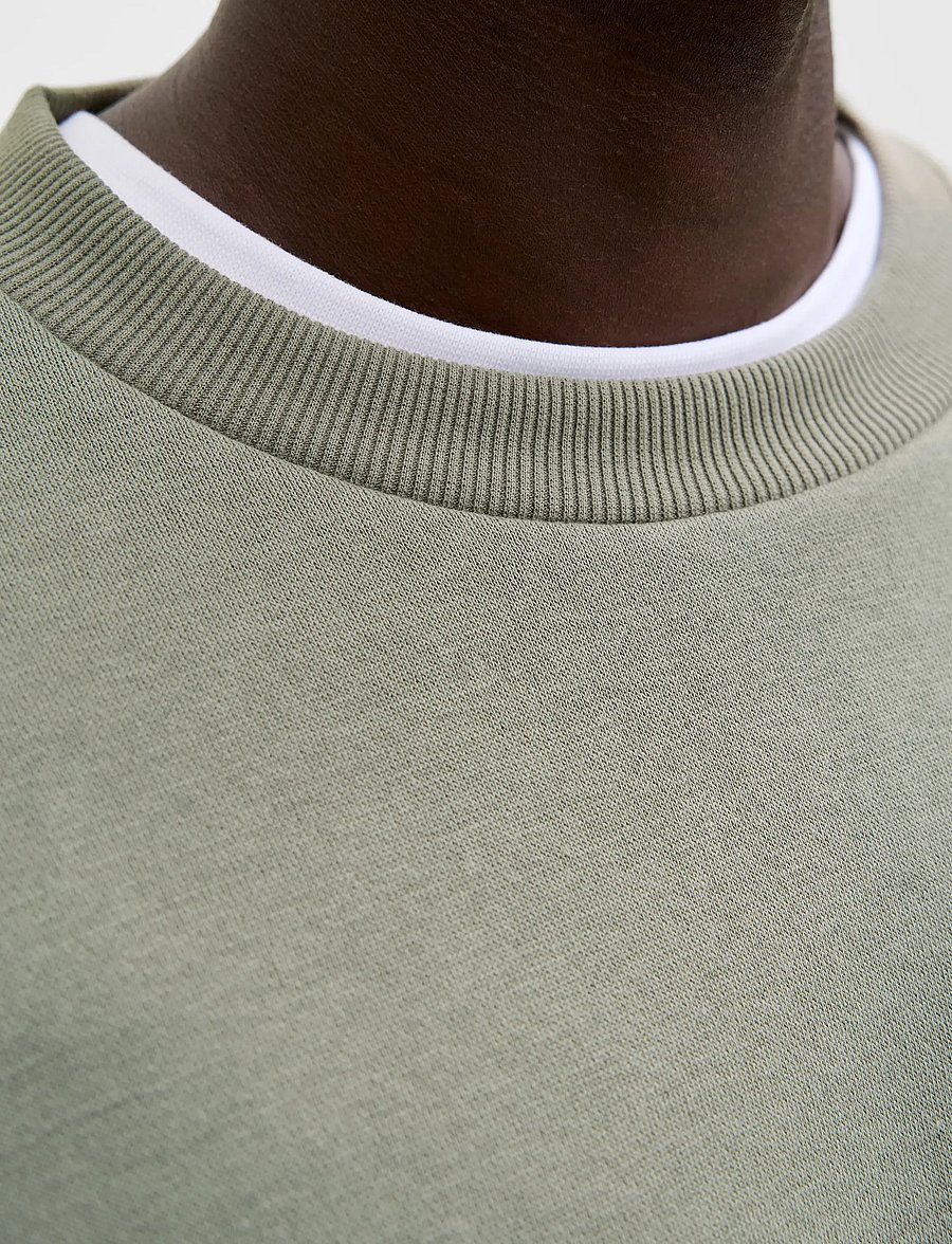 Jack & Jones - JJEBRADLEY SWEAT CREW NOOS - kollektionen - vetiver - 4