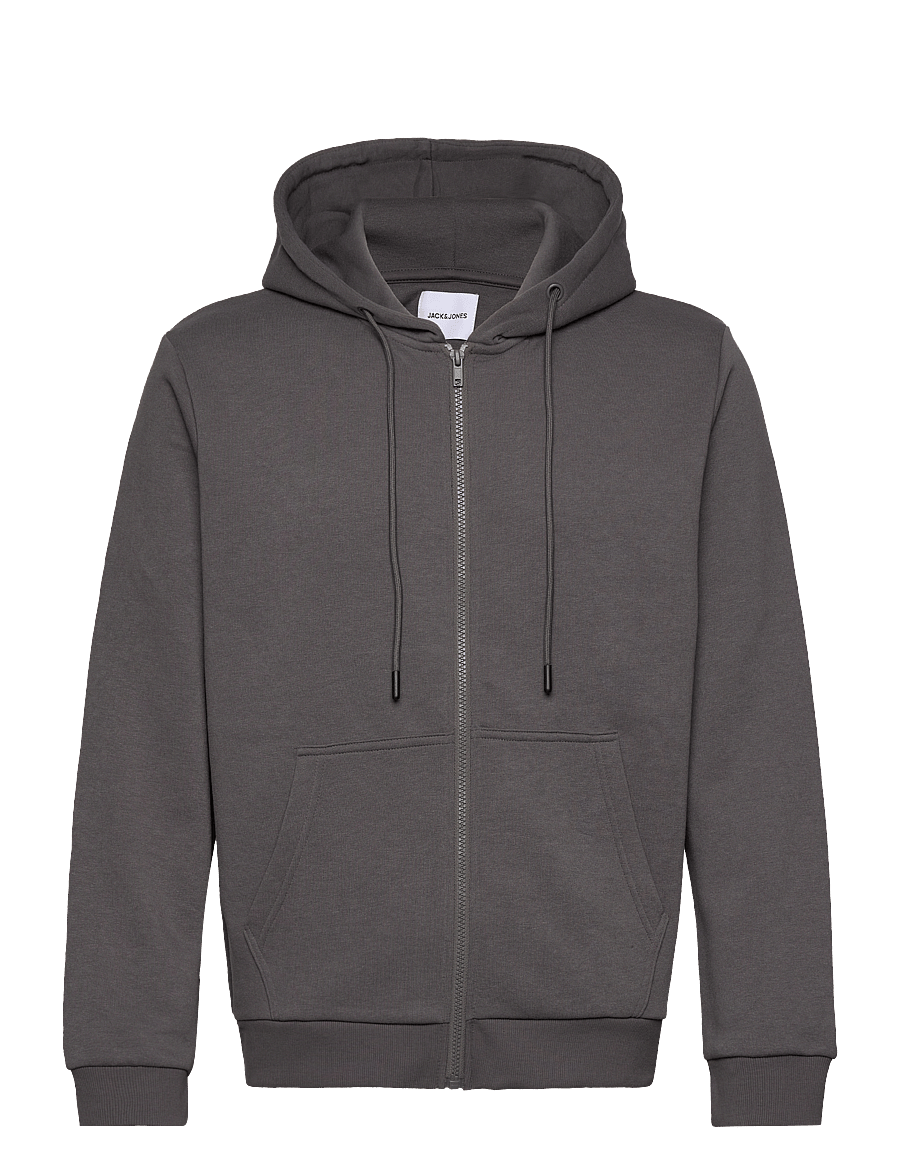 Jack & Jones - JJEBRADLEY SWEAT ZIP HOOD NOOS - hættetrøjer - castlerock - 1