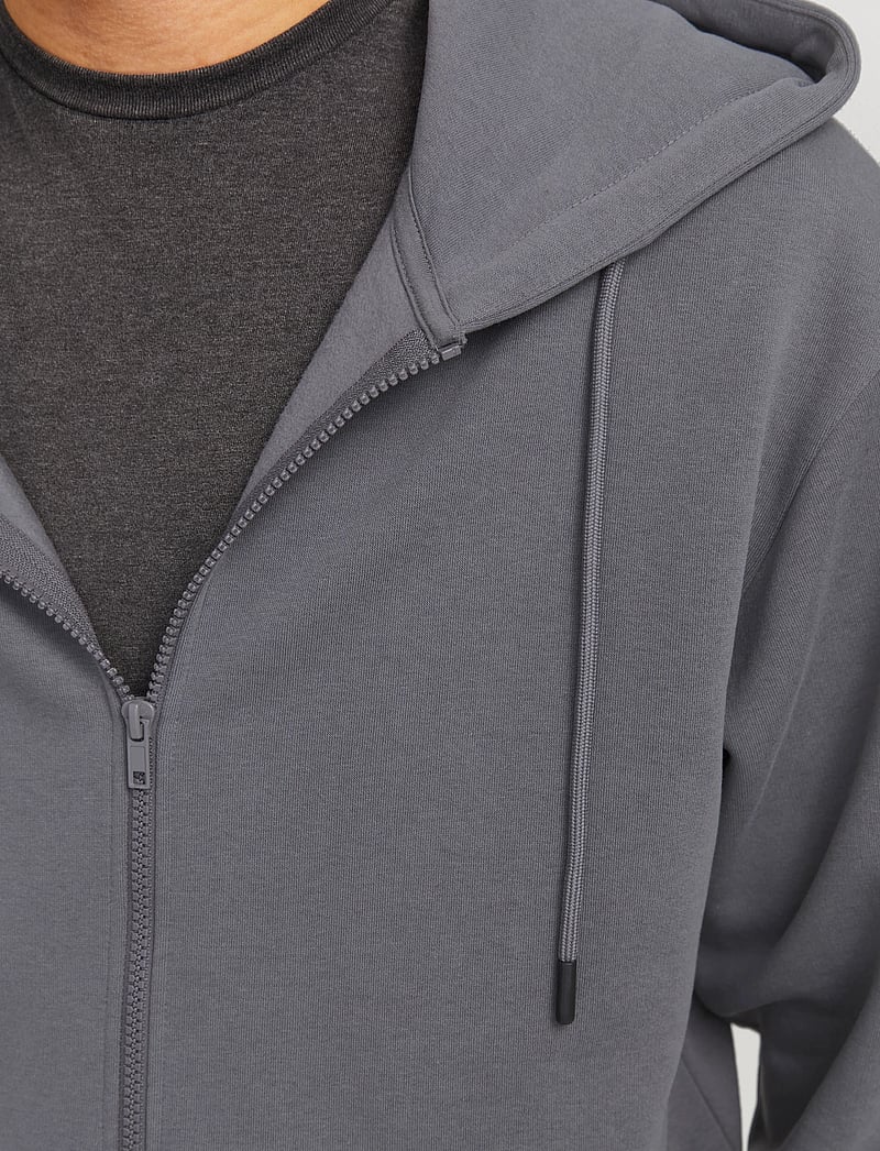 Jack & Jones - JJEBRADLEY SWEAT ZIP HOOD NOOS - kapuutsiga dressipluusid - castlerock - 4
