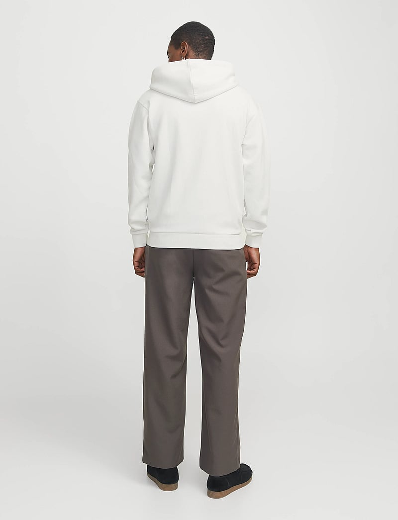 Jack & Jones - JJEBRADLEY SWEAT ZIP HOOD NOOS - kapuutsiga dressipluusid - cloud dancer - 2