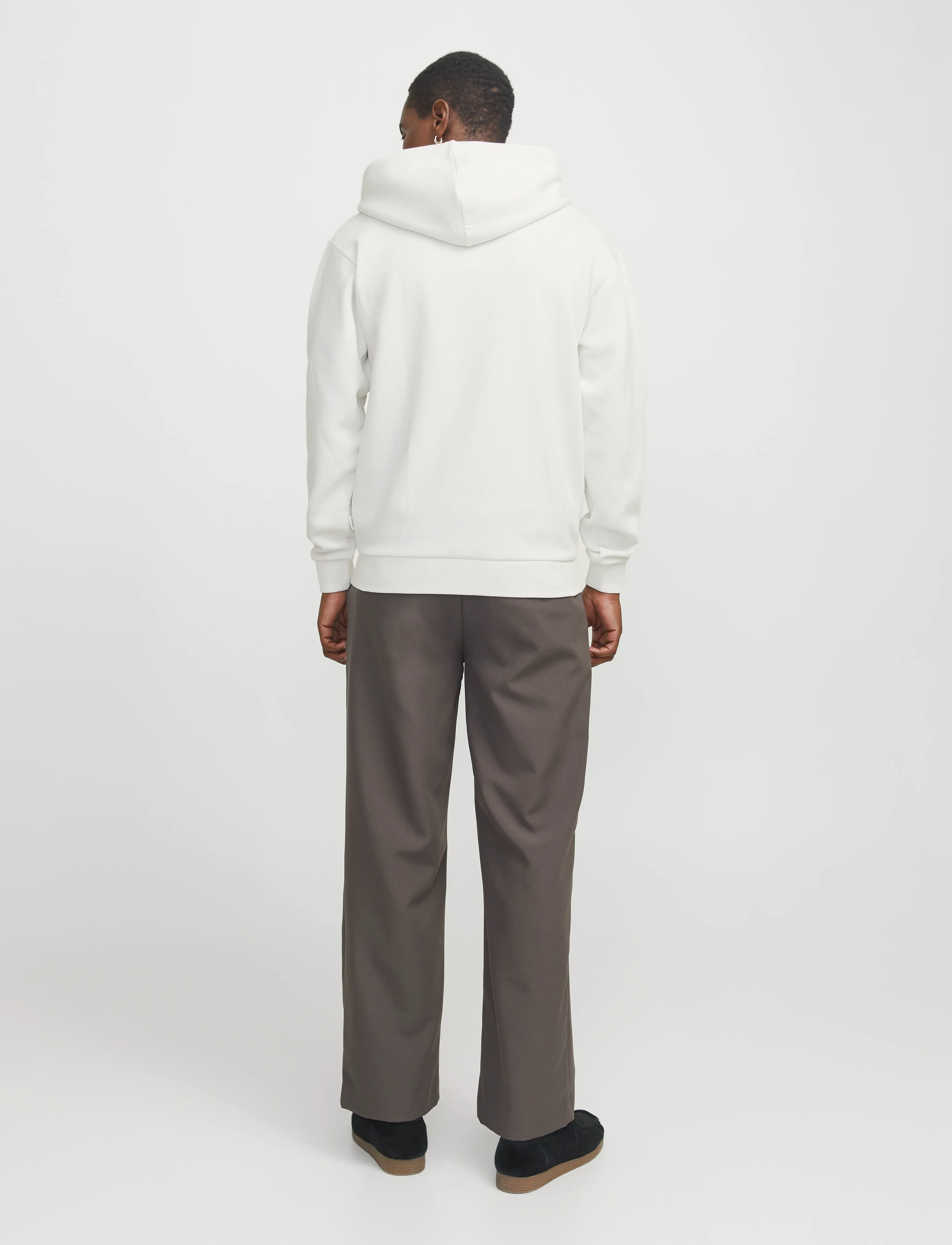 Jack & Jones - JJEBRADLEY SWEAT ZIP HOOD NOOS - hættetrøjer - cloud dancer - 2