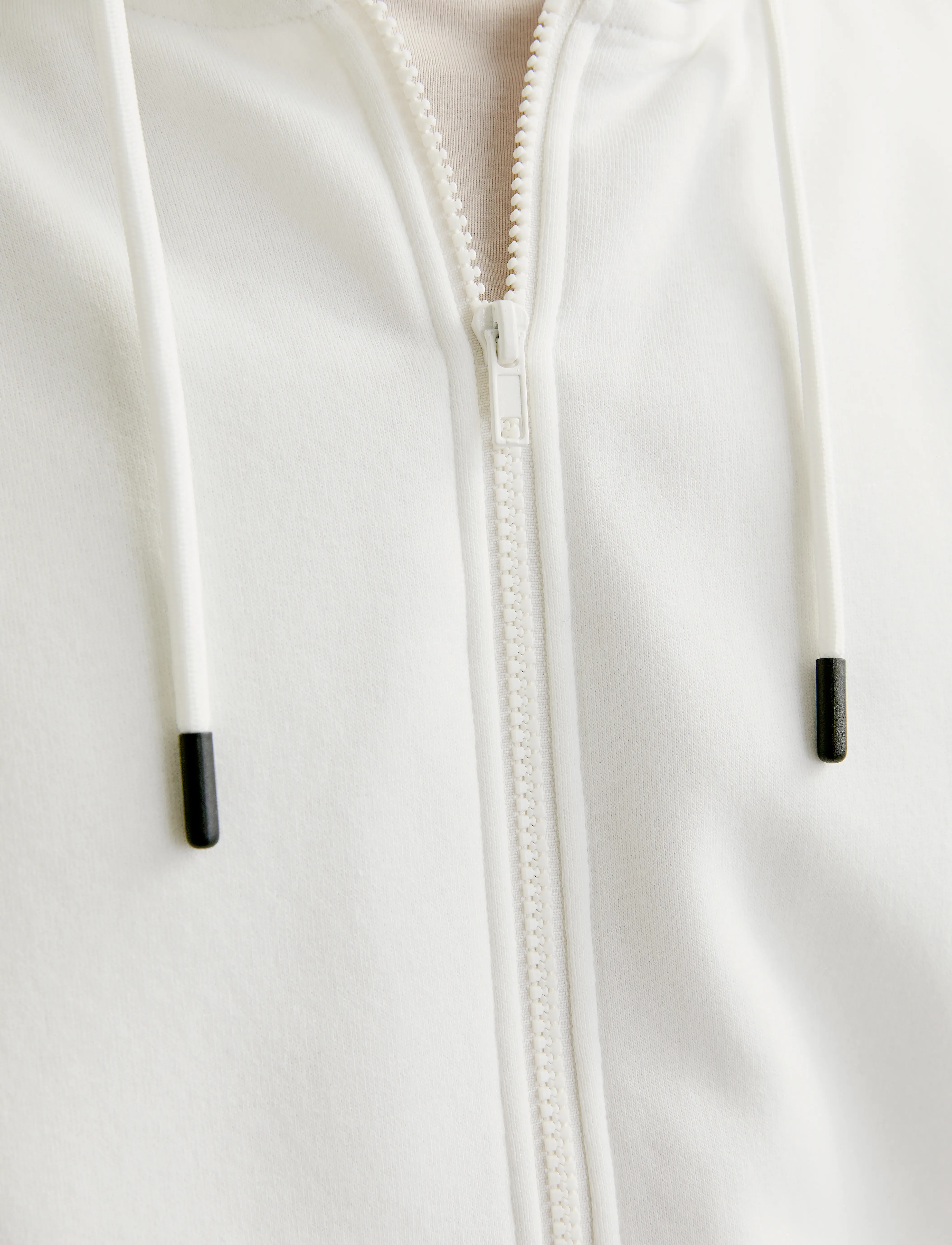 Jack & Jones - JJEBRADLEY SWEAT ZIP HOOD NOOS - hættetrøjer - cloud dancer - 3