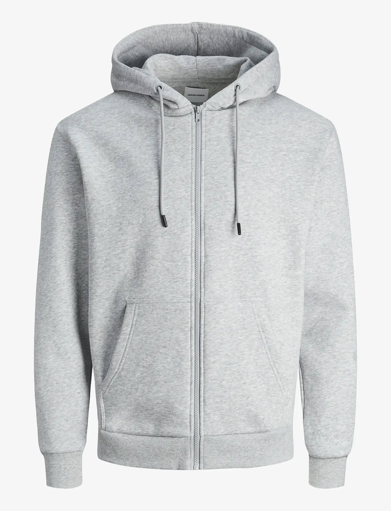 Jack & Jones - JJEBRADLEY SWEAT ZIP HOOD NOOS - hoodies - light grey melange - 1