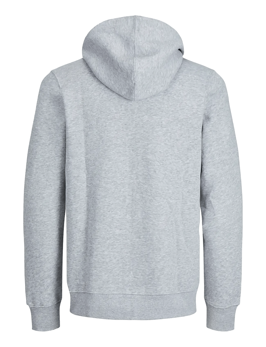 Jack & Jones - JJEBRADLEY SWEAT ZIP HOOD NOOS - kapuzenpullover - light grey melange - 2