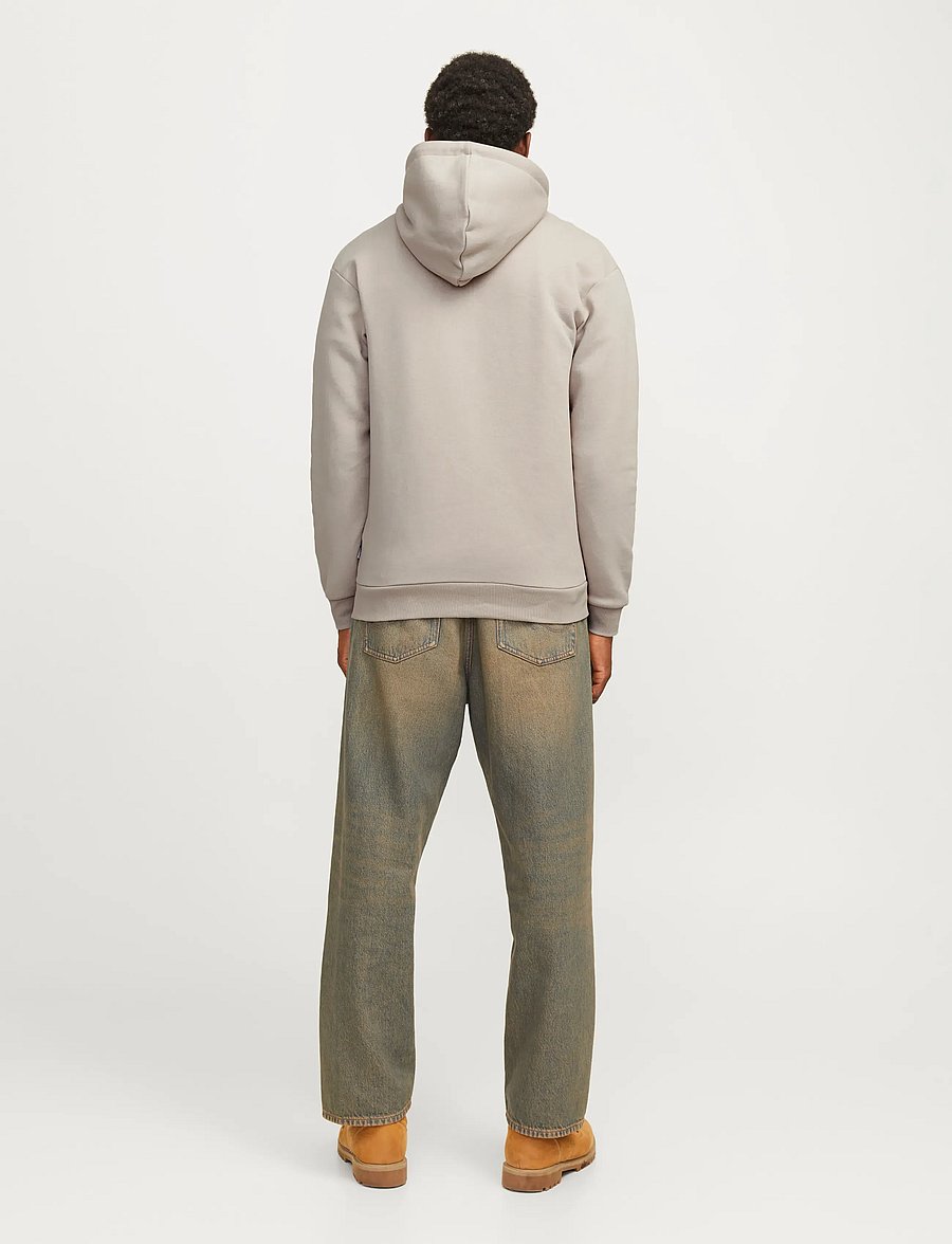 Jack & Jones - JJEBRADLEY SWEAT ZIP HOOD NOOS - hættetrøjer - moonbeam - 3