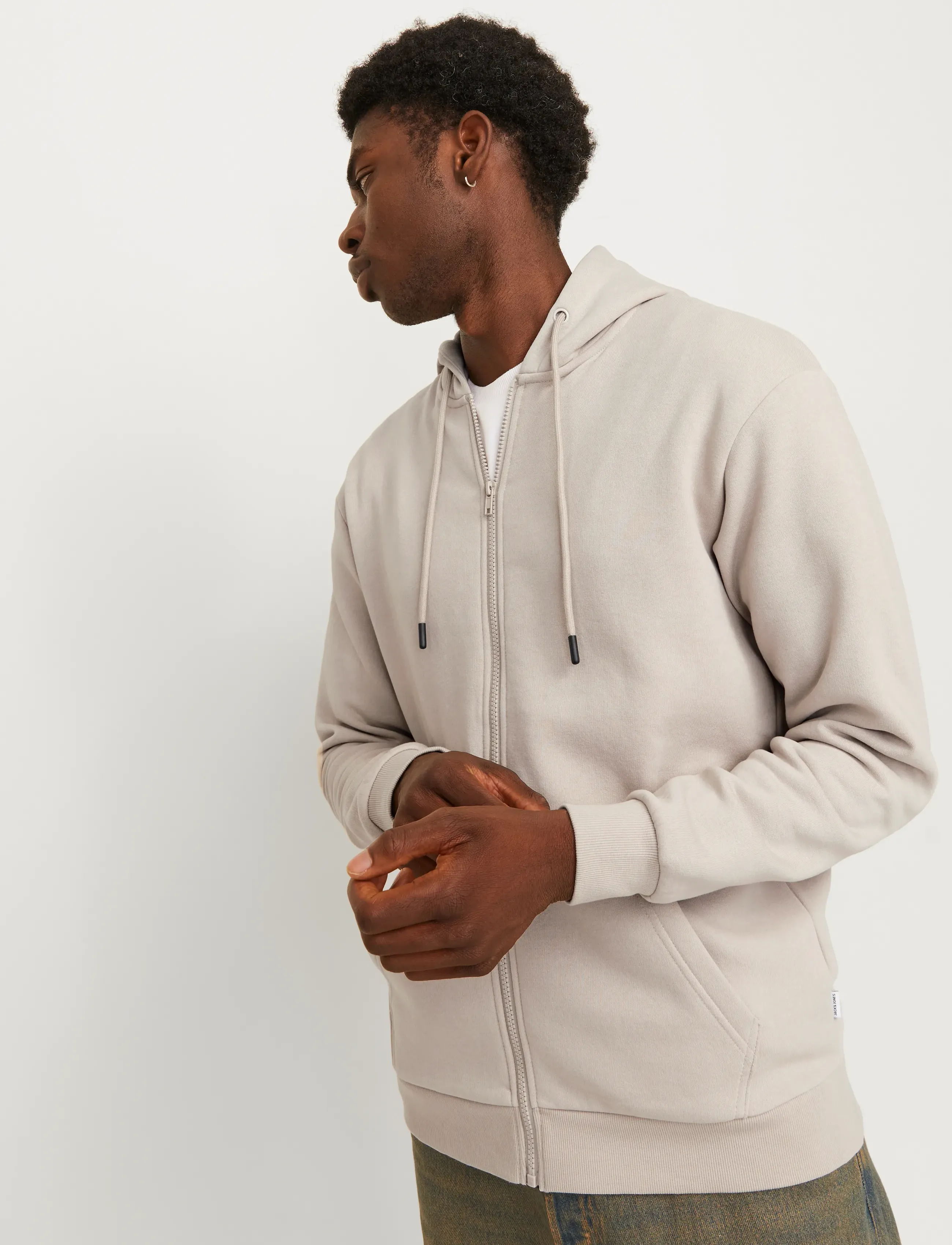 JACK & JONES Jjebradley Sweat Zip Hood Noos hoodies herr – bild 5