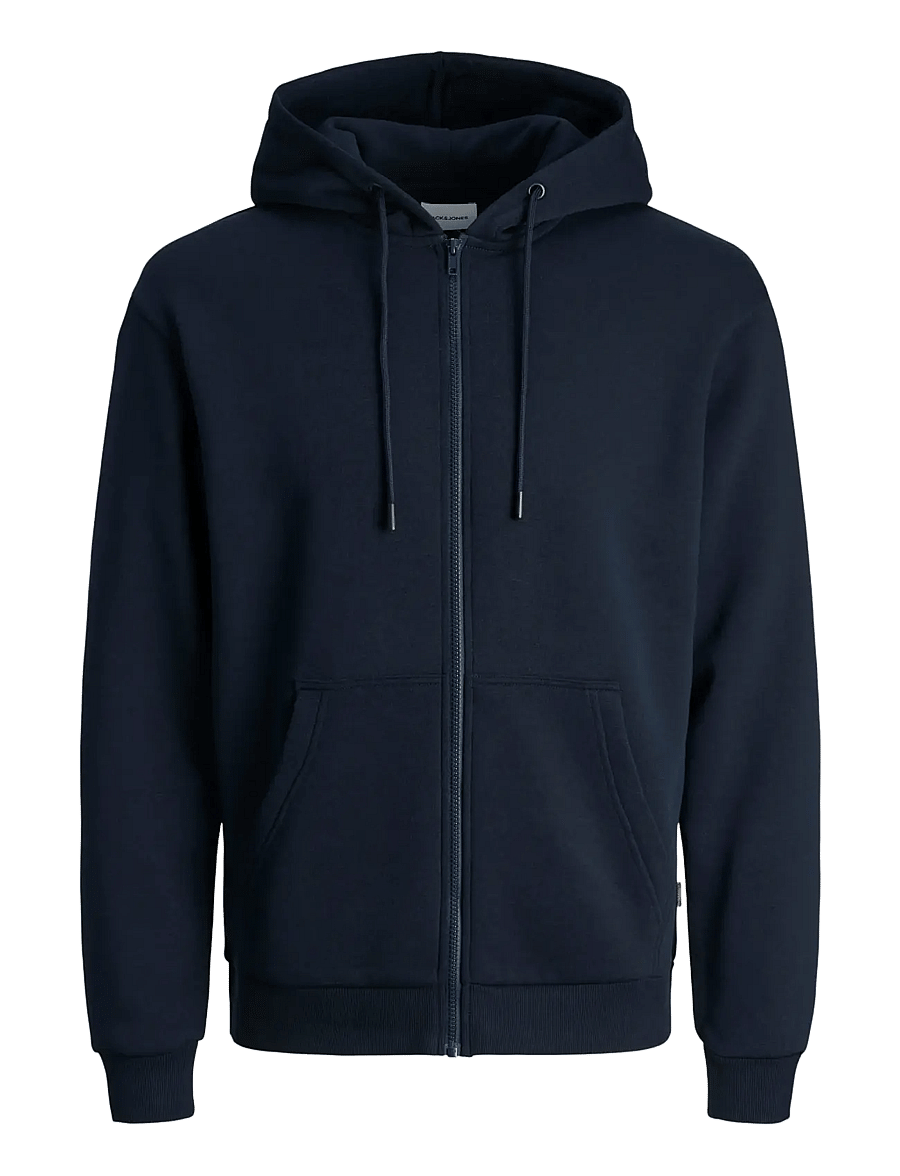 Jack & Jones - JJEBRADLEY SWEAT ZIP HOOD NOOS - hættetrøjer - navy blazer - 1