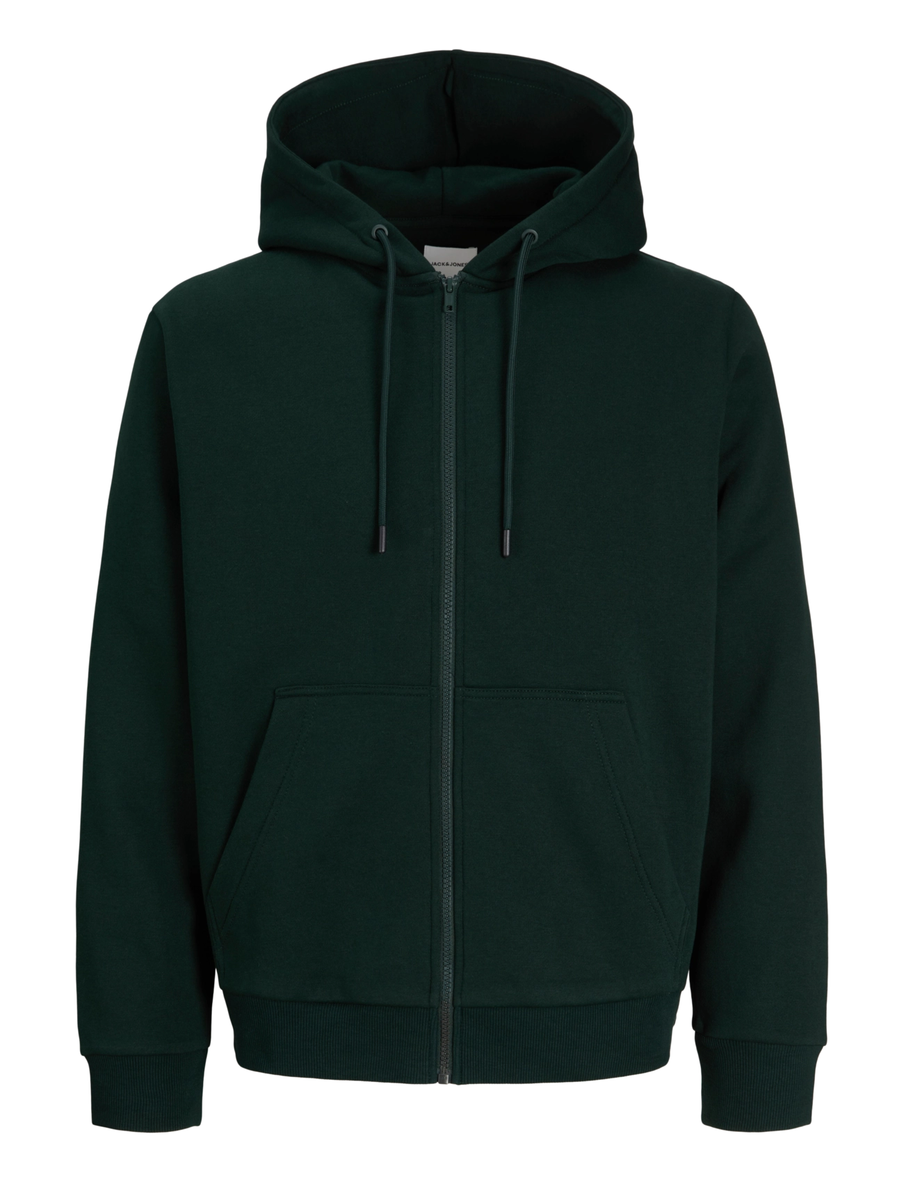 Jack & Jones JJEBRADLEY SWEAT ZIP HOOD NOOS - Hoodies - SCARAB / green