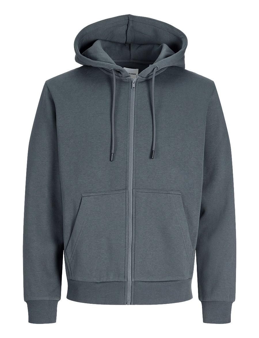 Jack & Jones - JJEBRADLEY SWEAT ZIP HOOD NOOS - kapuzenpullover - turbulence - 1