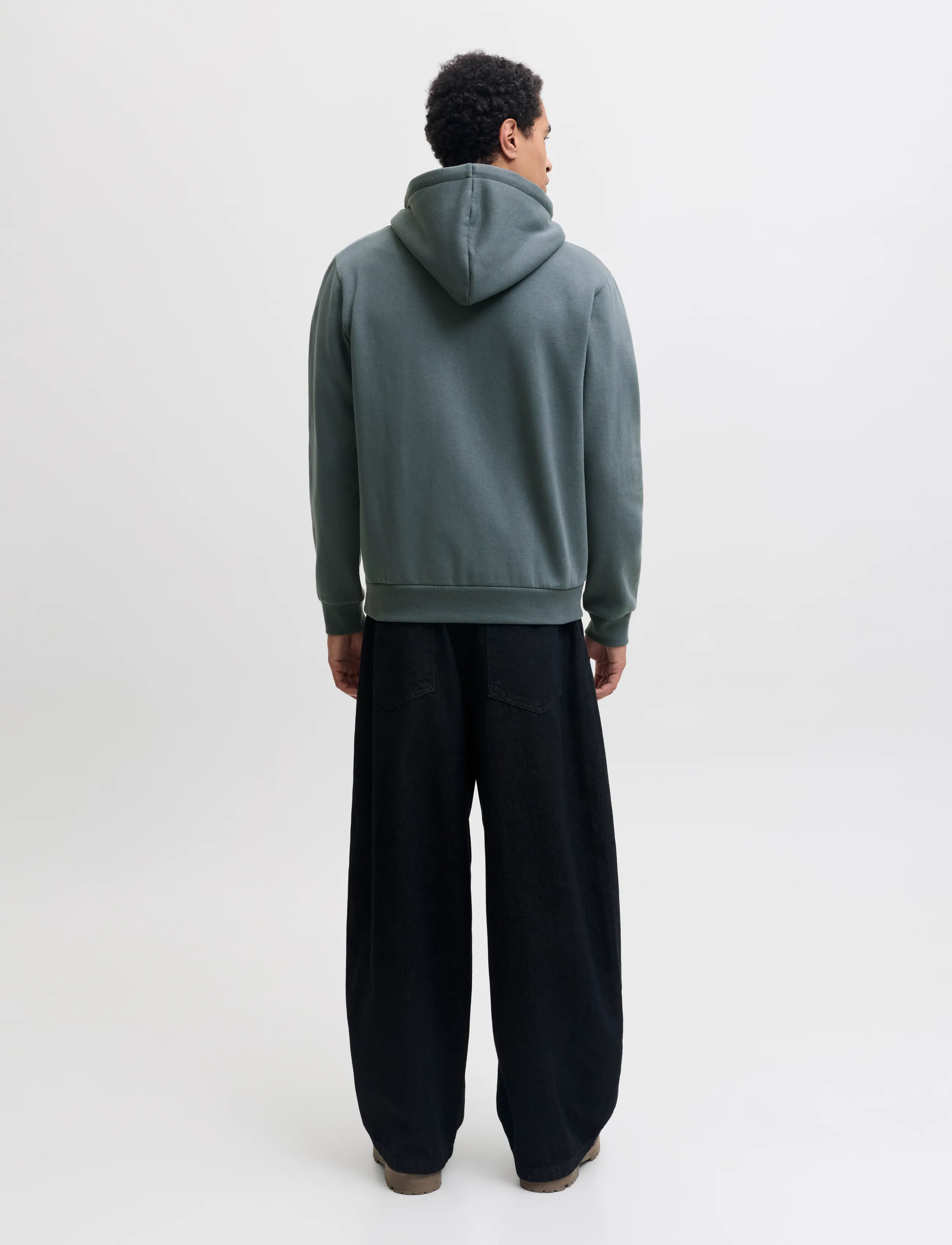 Jack & Jones - JJEBRADLEY SWEAT ZIP HOOD NOOS - kapuzenpullover - turbulence - 3