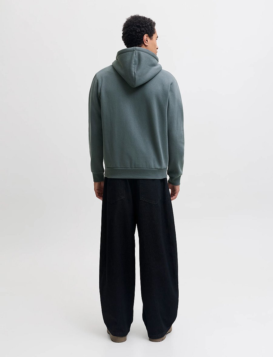 Jack & Jones - JJEBRADLEY SWEAT ZIP HOOD NOOS - kapuzenpullover - turbulence - 3