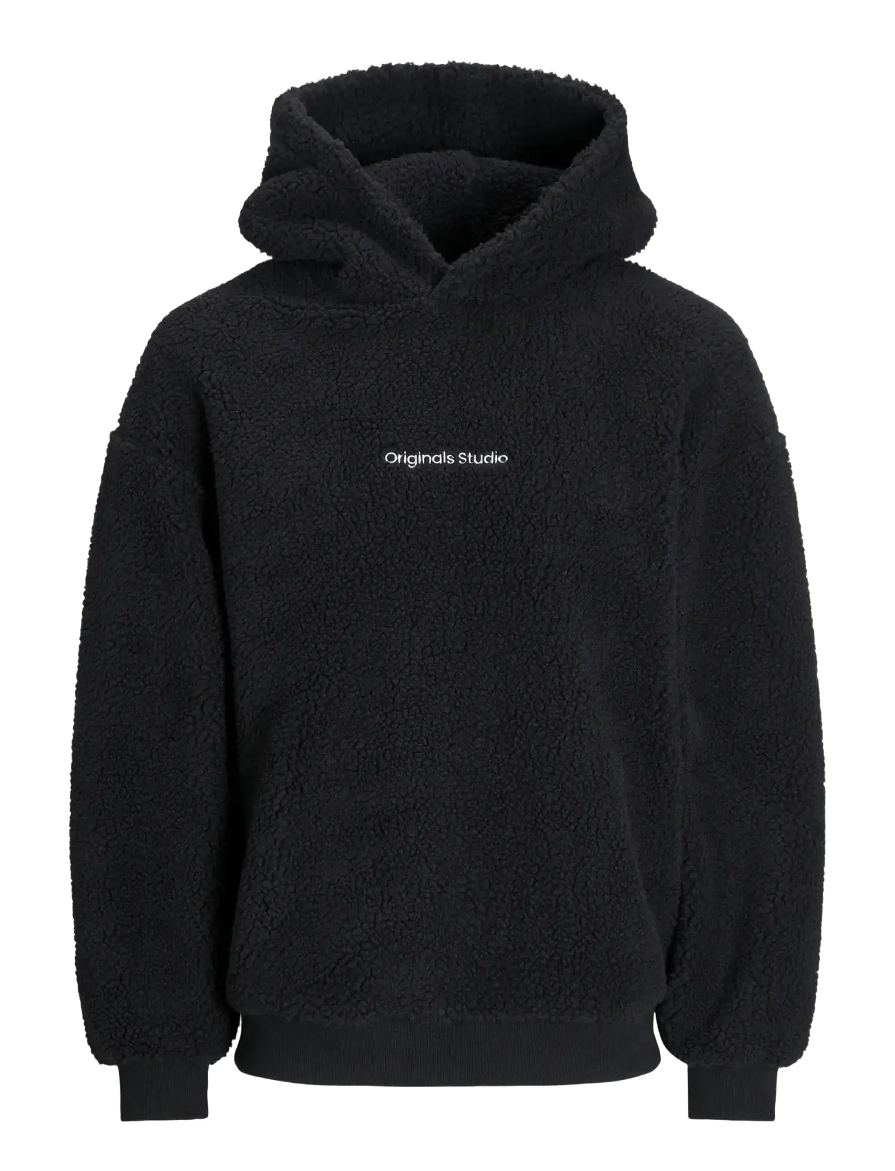 Jack & Jones - JORVESTERBRO TEDDY SWEAT HOOD SN - teddy peysur - black - 1