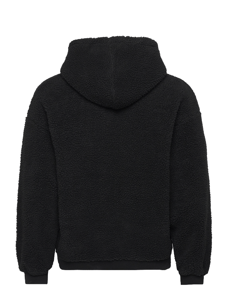 Jack & Jones - JORVESTERBRO TEDDY SWEAT HOOD SN - fleece-pullover - black - 2