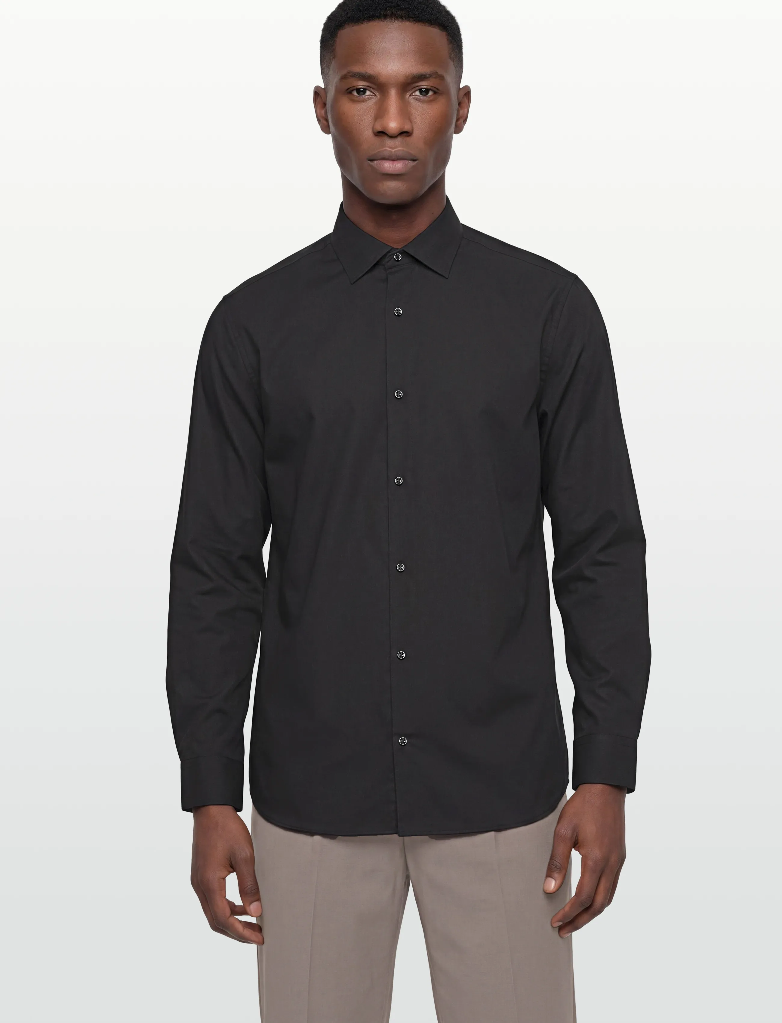 Jack & Jones - JPRBLAPARKER SHIRT L/S REG SN - formal shirts - black - 3