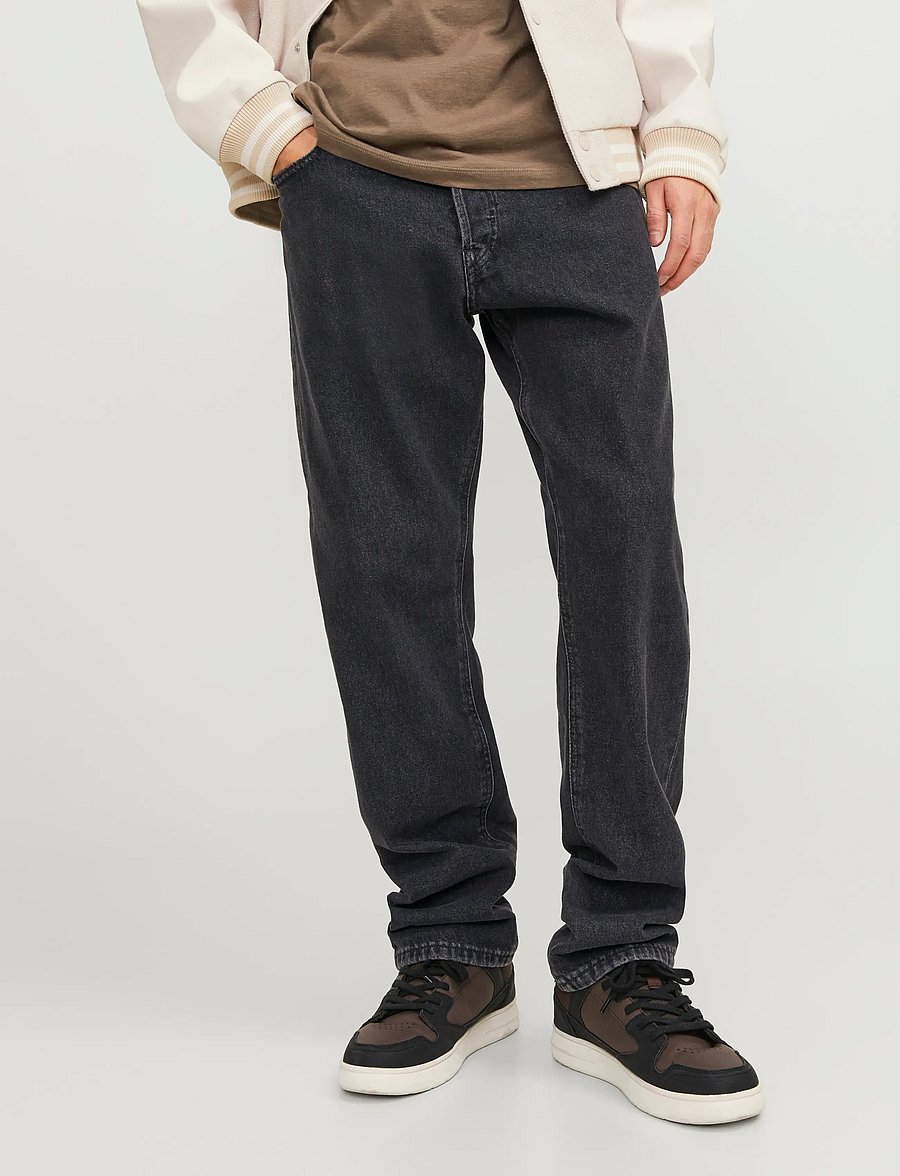 Jack & Jones - JJICHRIS JJORIGINAL SQ 737 NOOS - loose jeans - black denim - 0