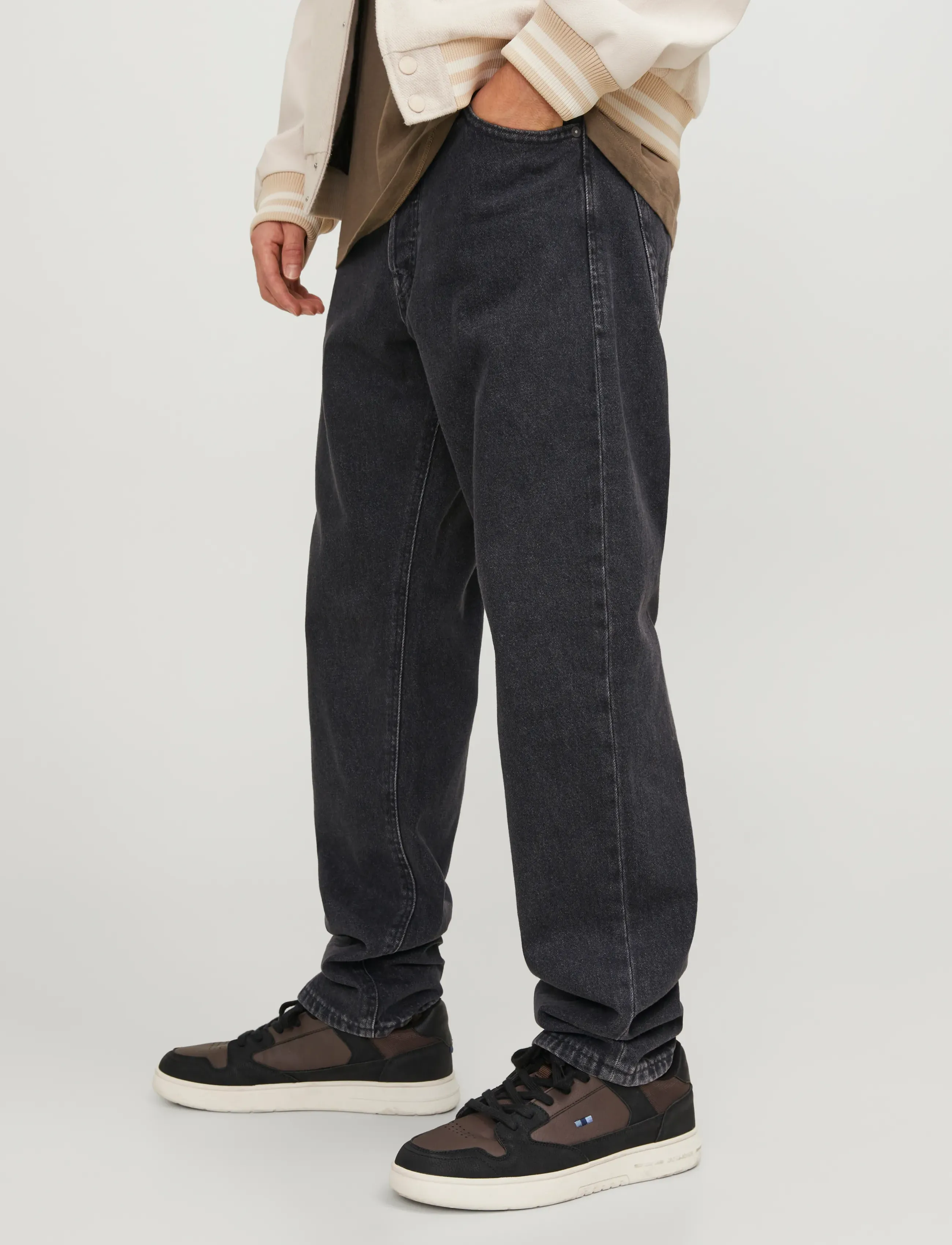 Jack & Jones JJICHRIS JJORIGINAL SQ 737 NOOS - Kleidung - BLACK DENIM / grey