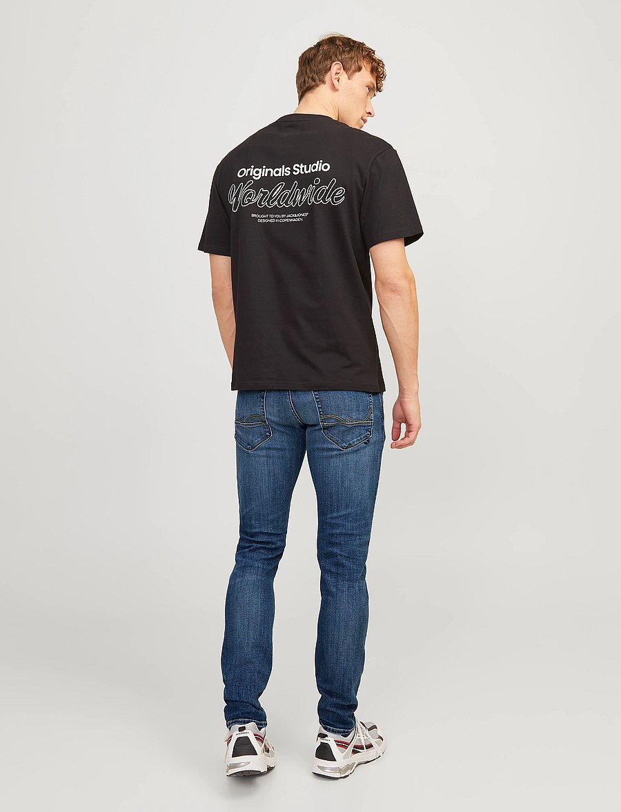 Jack & Jones - JJIGLENN JJFOX 50SPS CB 036 NOOS - slim fit jeans - blue denim - 3