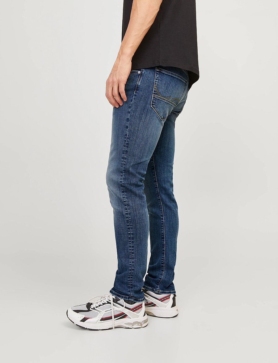Jack & Jones - JJIGLENN JJFOX 50SPS CB 036 NOOS - džinsa bikses ar tievām starām - blue denim - 4