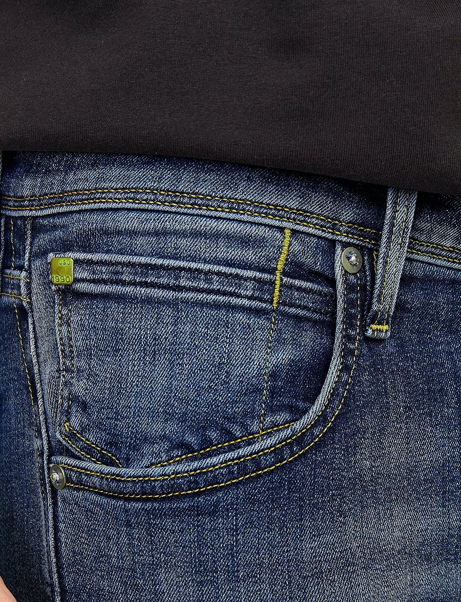 Jack & Jones - JJIGLENN JJFOX 50SPS CB 036 NOOS - džinsa bikses ar tievām starām - blue denim - 5