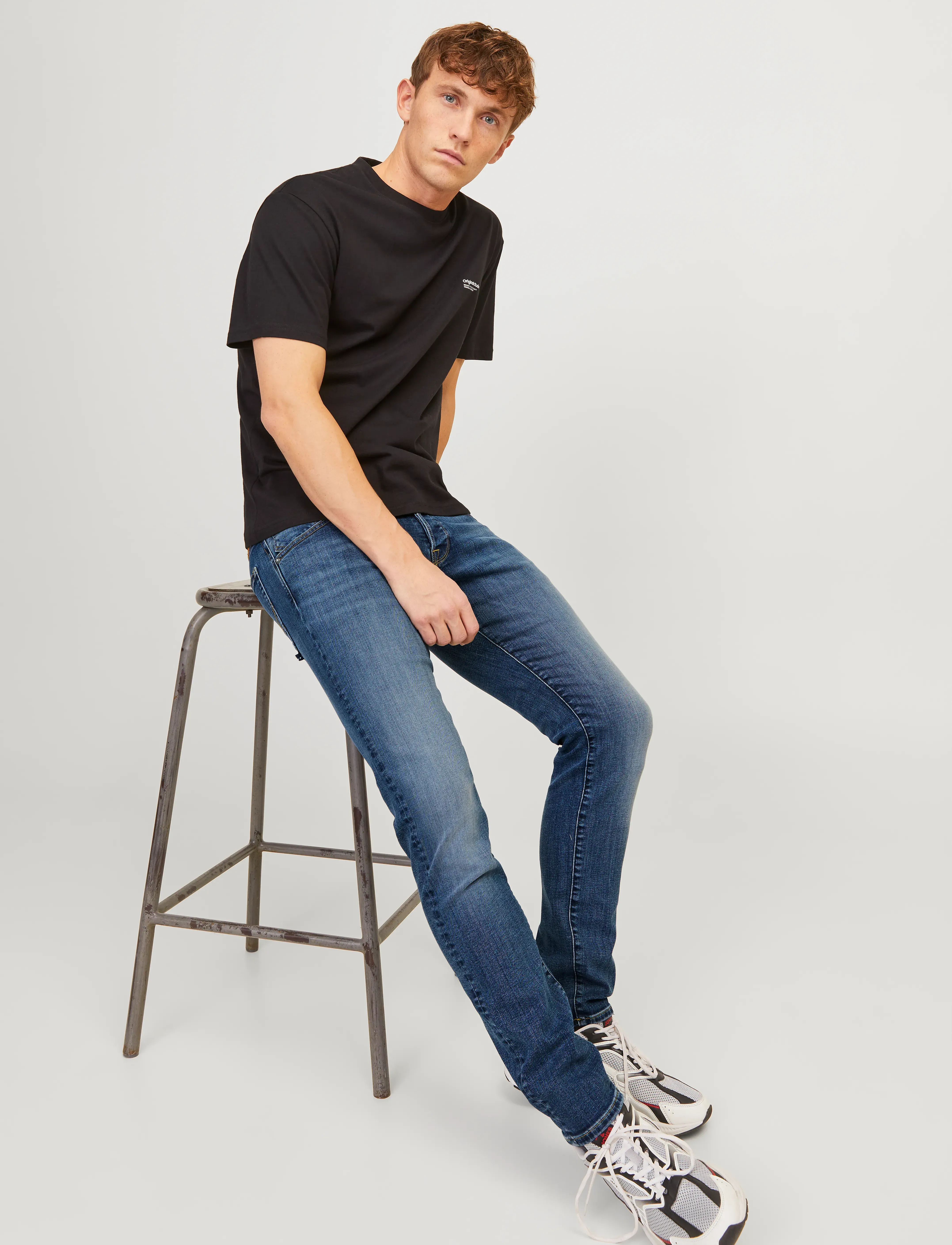 Jack & Jones JJIGLENN JJFOX 50SPS CB 036 NOOS - Streetstyle - BLUE DENIM / blue