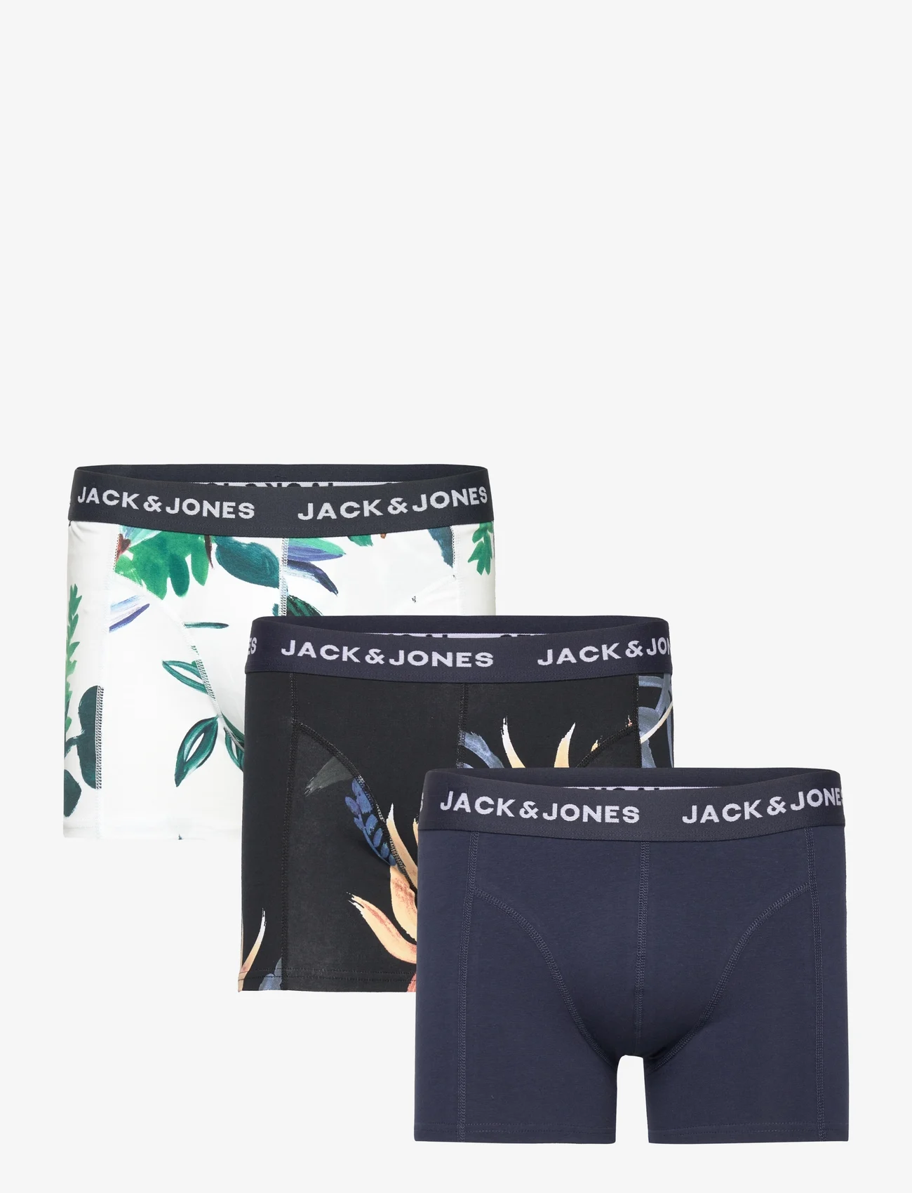 Jack & Jones - JACLOUIS TRUNKS 3 PACK SN - najniższe ceny - navy blazer - 0