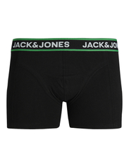 Jack & Jones - JACPINK FLOWERS TRUNKS 3 PACK SN - laveste priser - black - 4