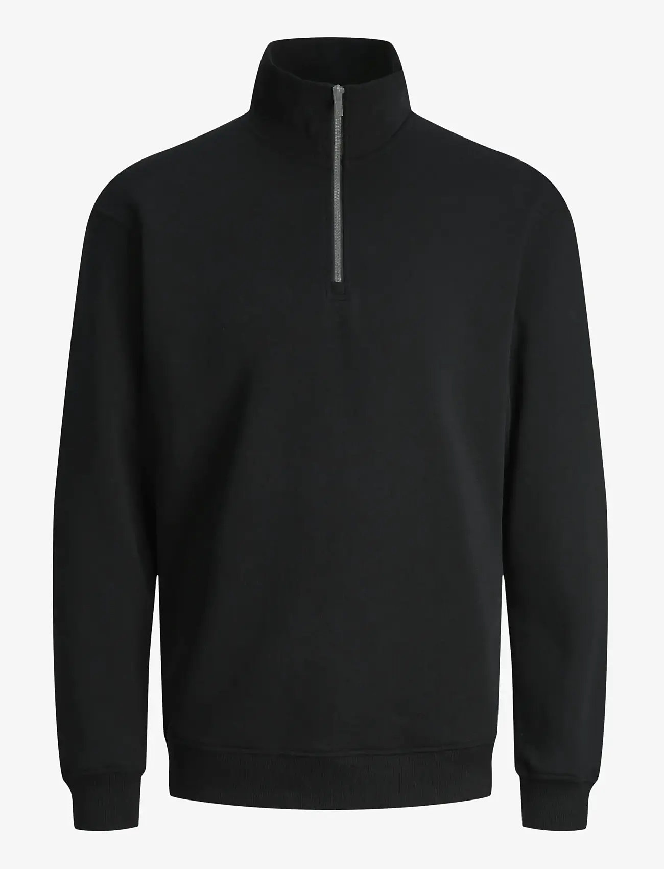Jack & Jones - JJEBRADLEY SWEAT HALF ZIP NOOS - kollektioner - black - 1