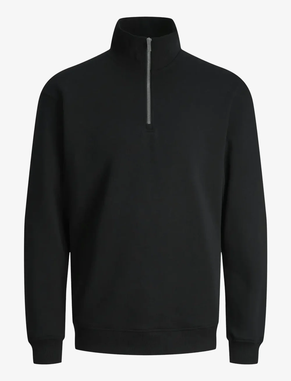 Jack & Jones - JJEBRADLEY SWEAT HALF ZIP NOOS - kollektionen - black - 1