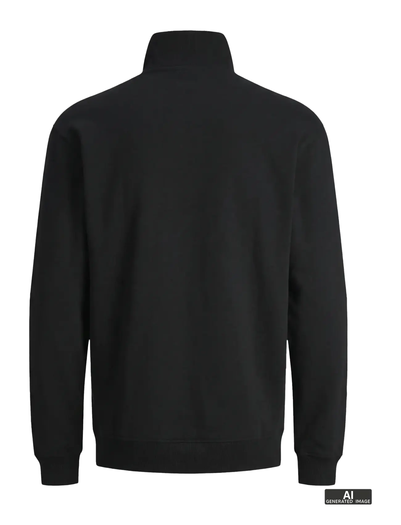 Jack & Jones - JJEBRADLEY SWEAT HALF ZIP NOOS - urlaubsfavoriten - black - 2