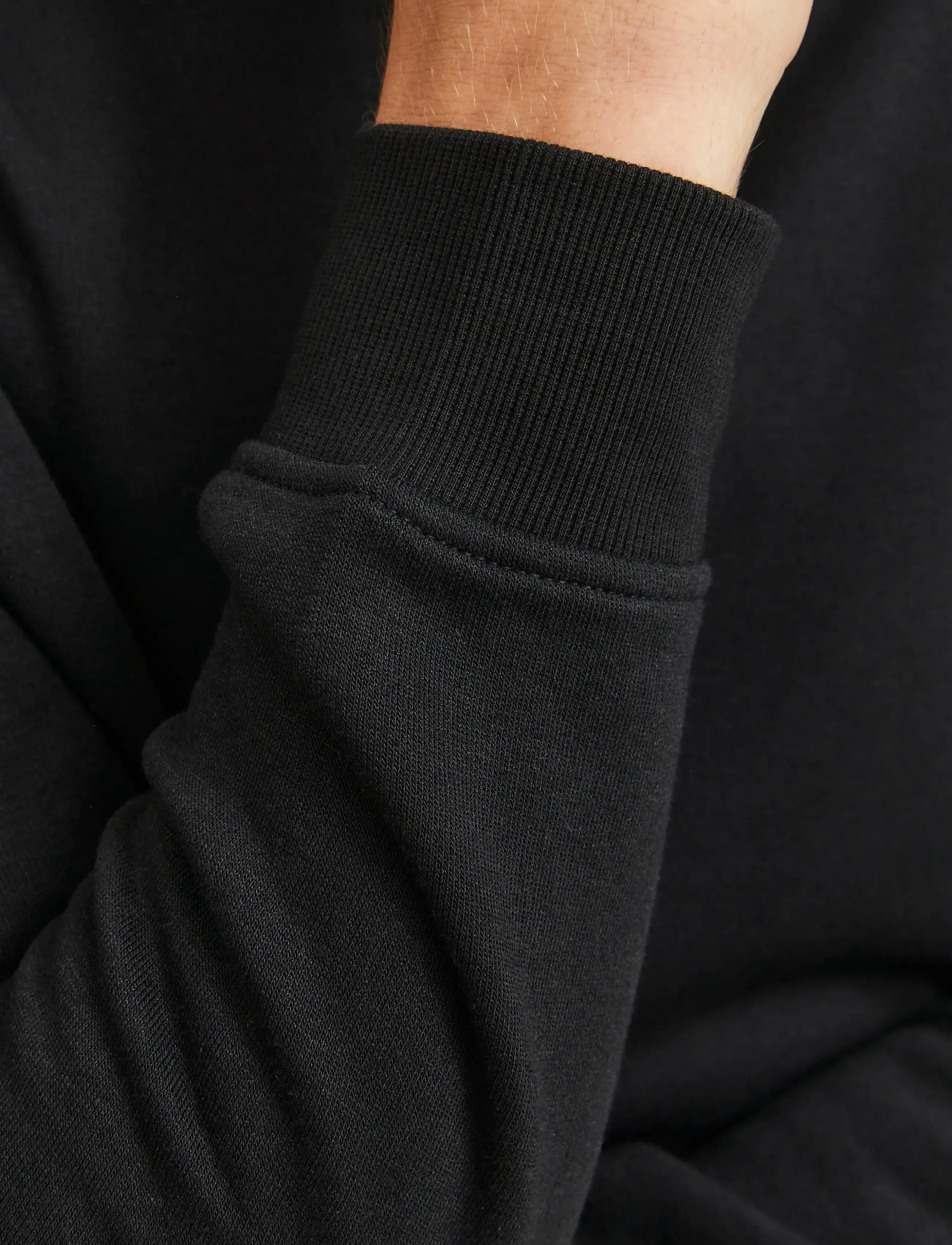 Jack & Jones - JJEBRADLEY SWEAT HALF ZIP NOOS - dressipluusid - black - 5