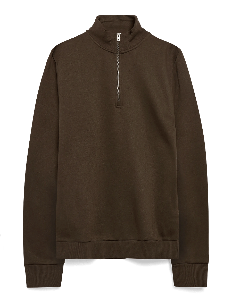 Jack & Jones - JJEBRADLEY SWEAT HALF ZIP NOOS - hettupeysur - delicioso - 1