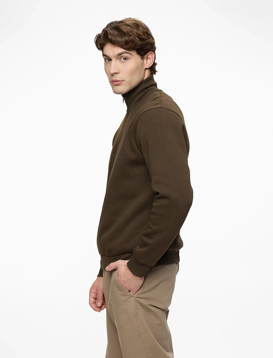 Jack & Jones - JJEBRADLEY SWEAT HALF ZIP NOOS - hettupeysur - delicioso - 3