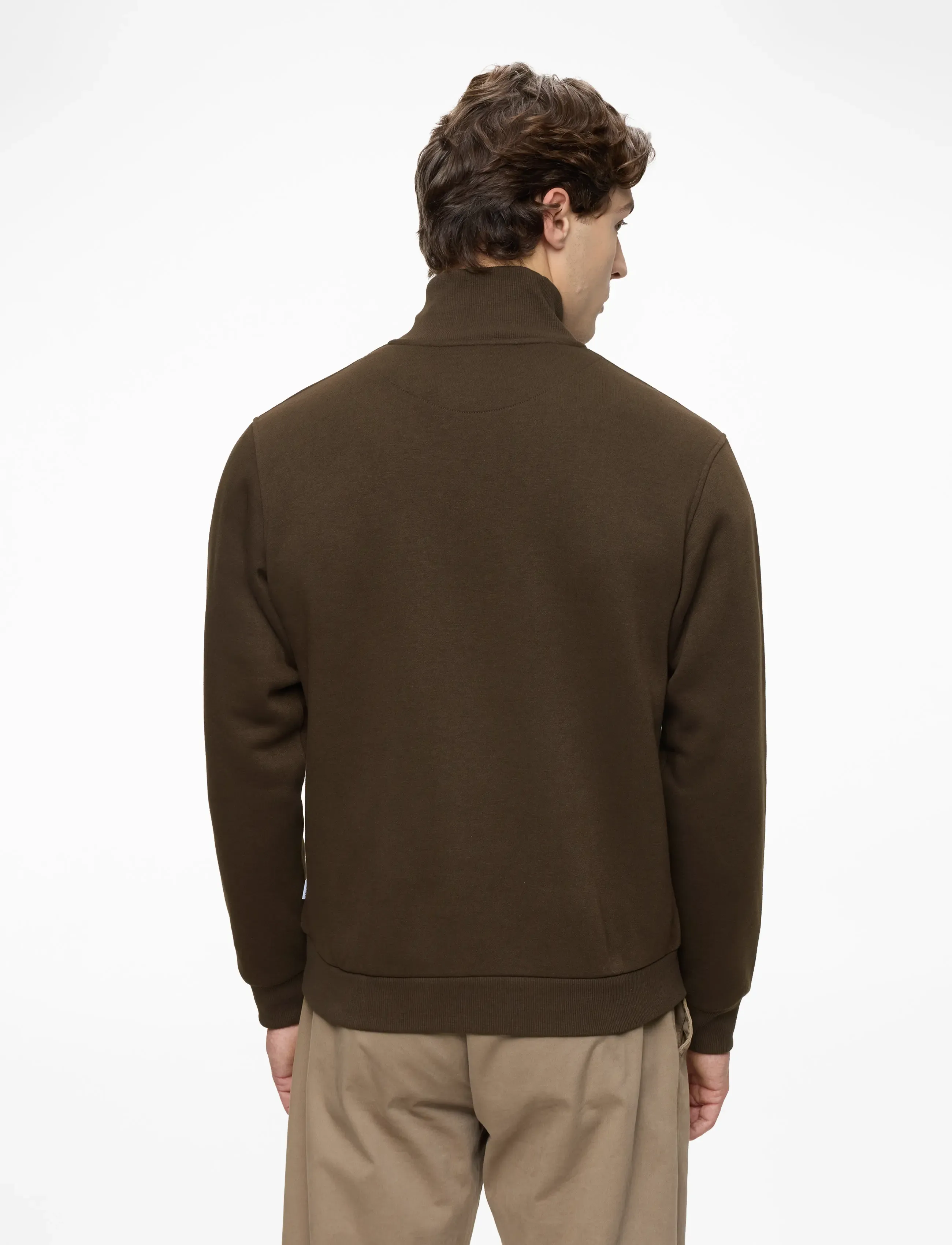 Jack & Jones - JJEBRADLEY SWEAT HALF ZIP NOOS - hettupeysur - delicioso - 4