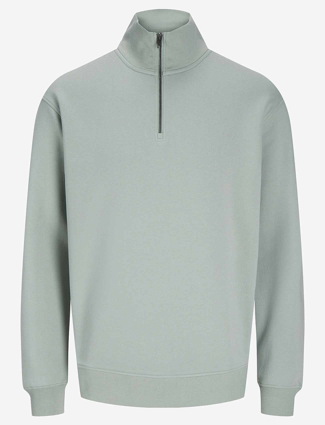 Jack & Jones - JJEBRADLEY SWEAT HALF ZIP NOOS - feriefavoritter - iceberg green - 1