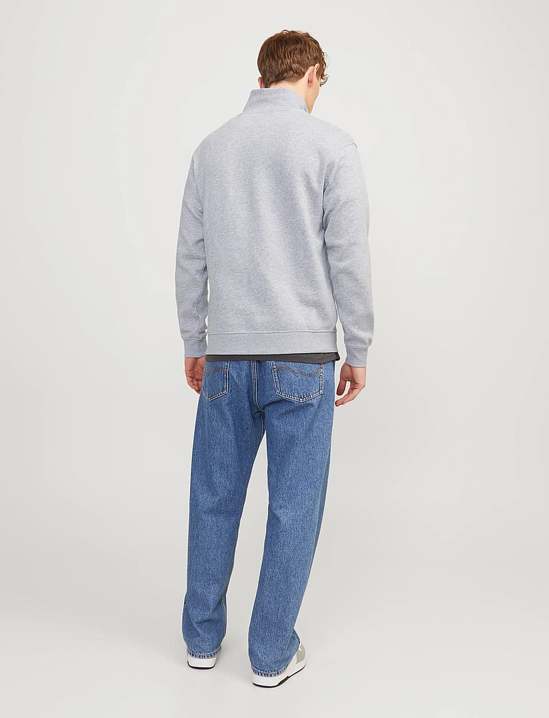 Jack & Jones - JJEBRADLEY SWEAT HALF ZIP NOOS - urlaubsfavoriten - light grey melange - 2
