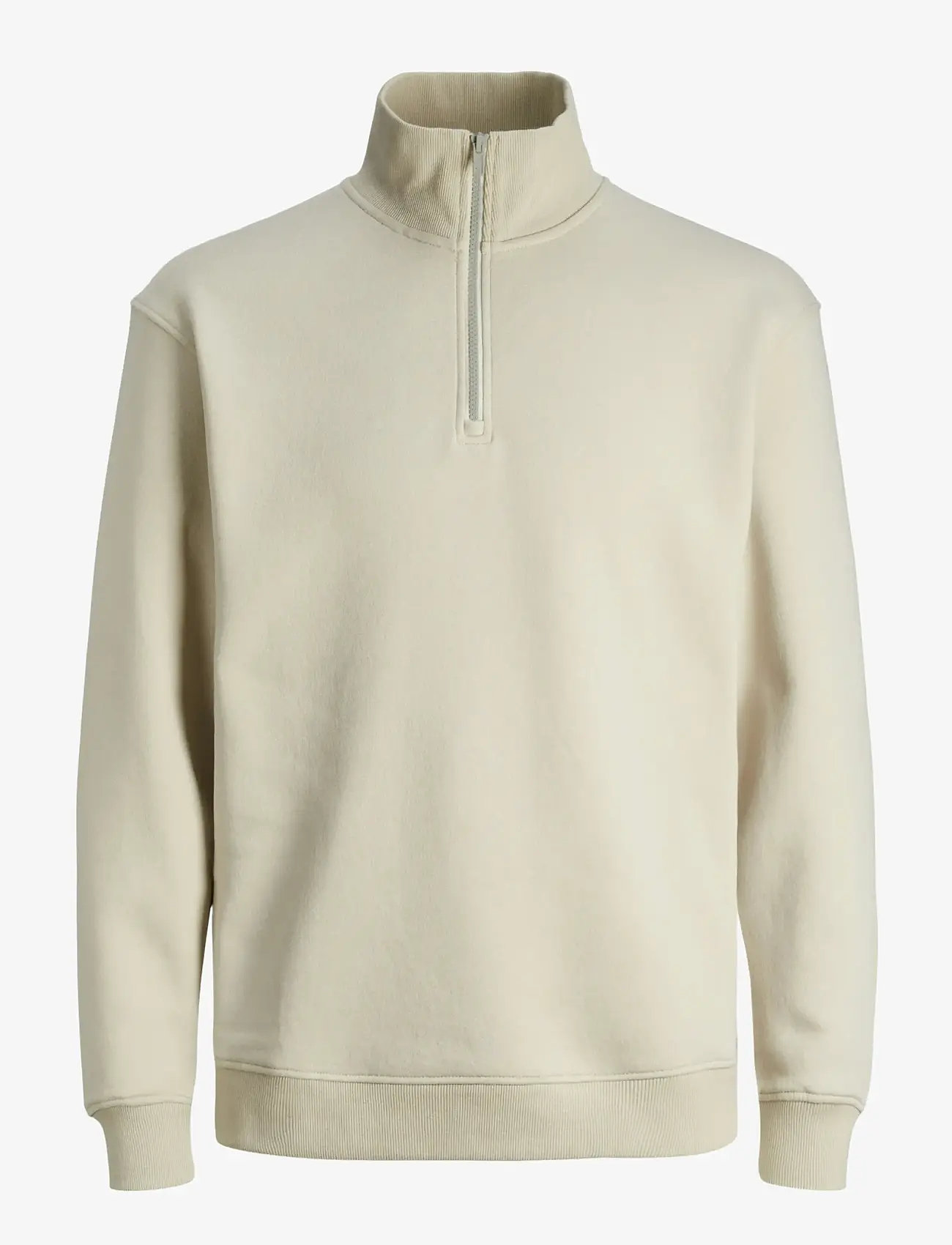 Jack & Jones - JJEBRADLEY SWEAT HALF ZIP NOOS - kollektioner - moonbeam - 1