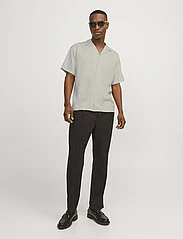 Jack & Jones - JPRCCAARON TENCEL RESORT SHIRT S/S LN - kortærmede skjorter - cloud dancer - 6