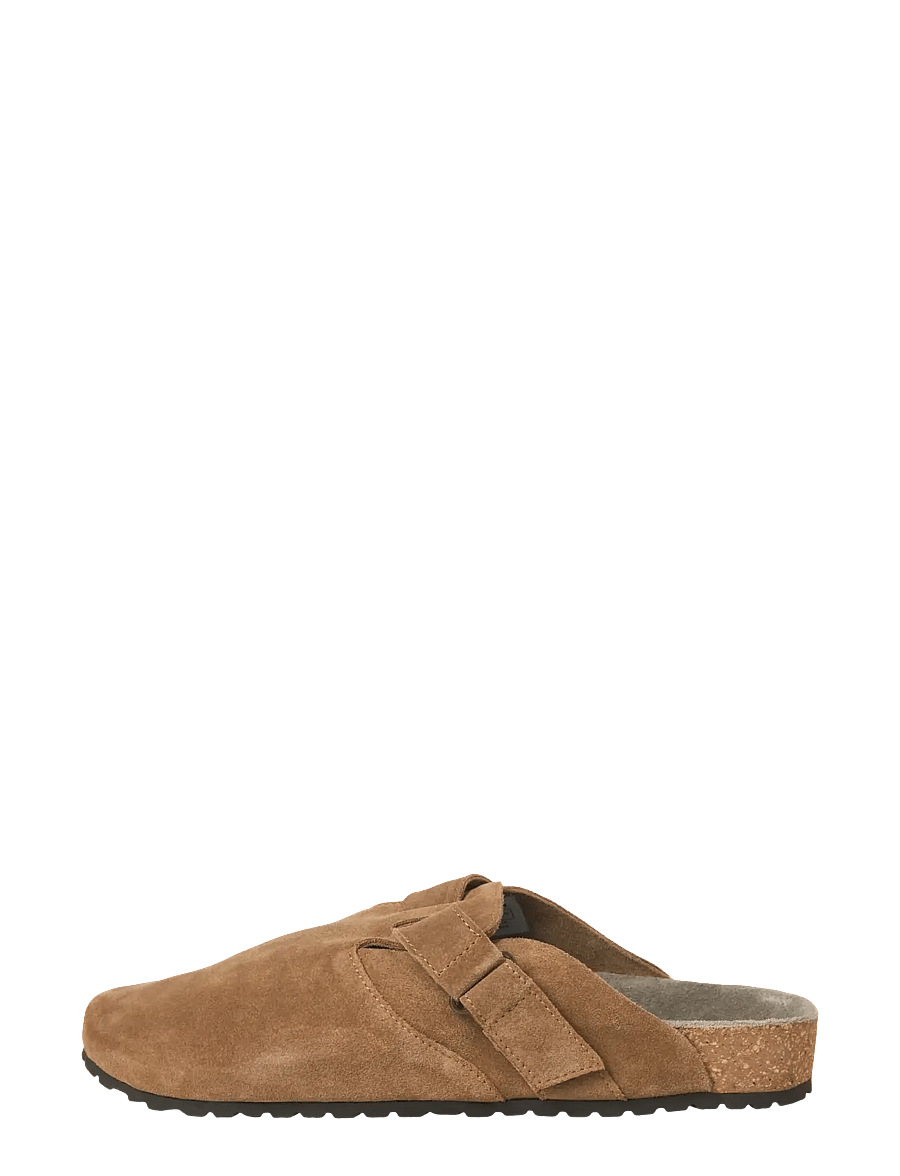 Jack & Jones - JFWLOUIS SUEDE MULE - mules & clogs - cognac - 1