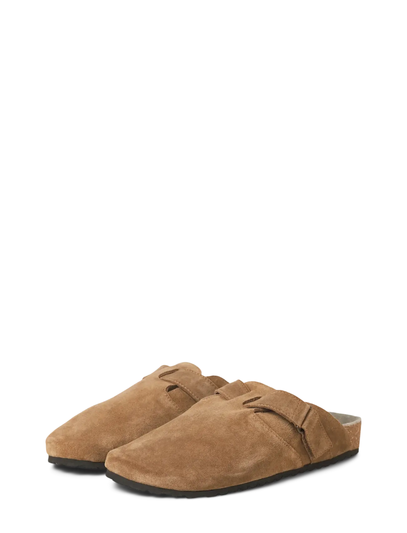 Jack & Jones - JFWLOUIS SUEDE MULE - vīriešiem - cognac - 3
