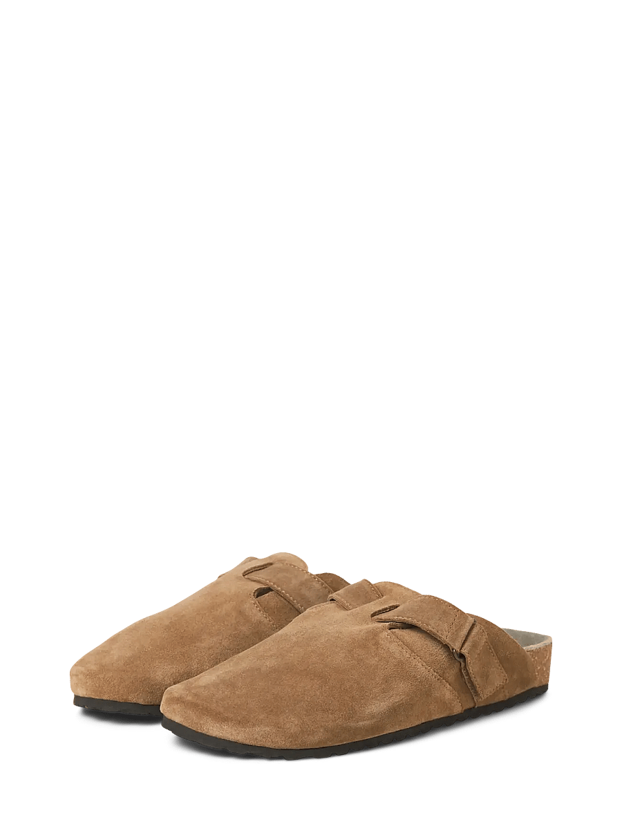 Jack & Jones - JFWLOUIS SUEDE MULE - mules & clogs - cognac - 3
