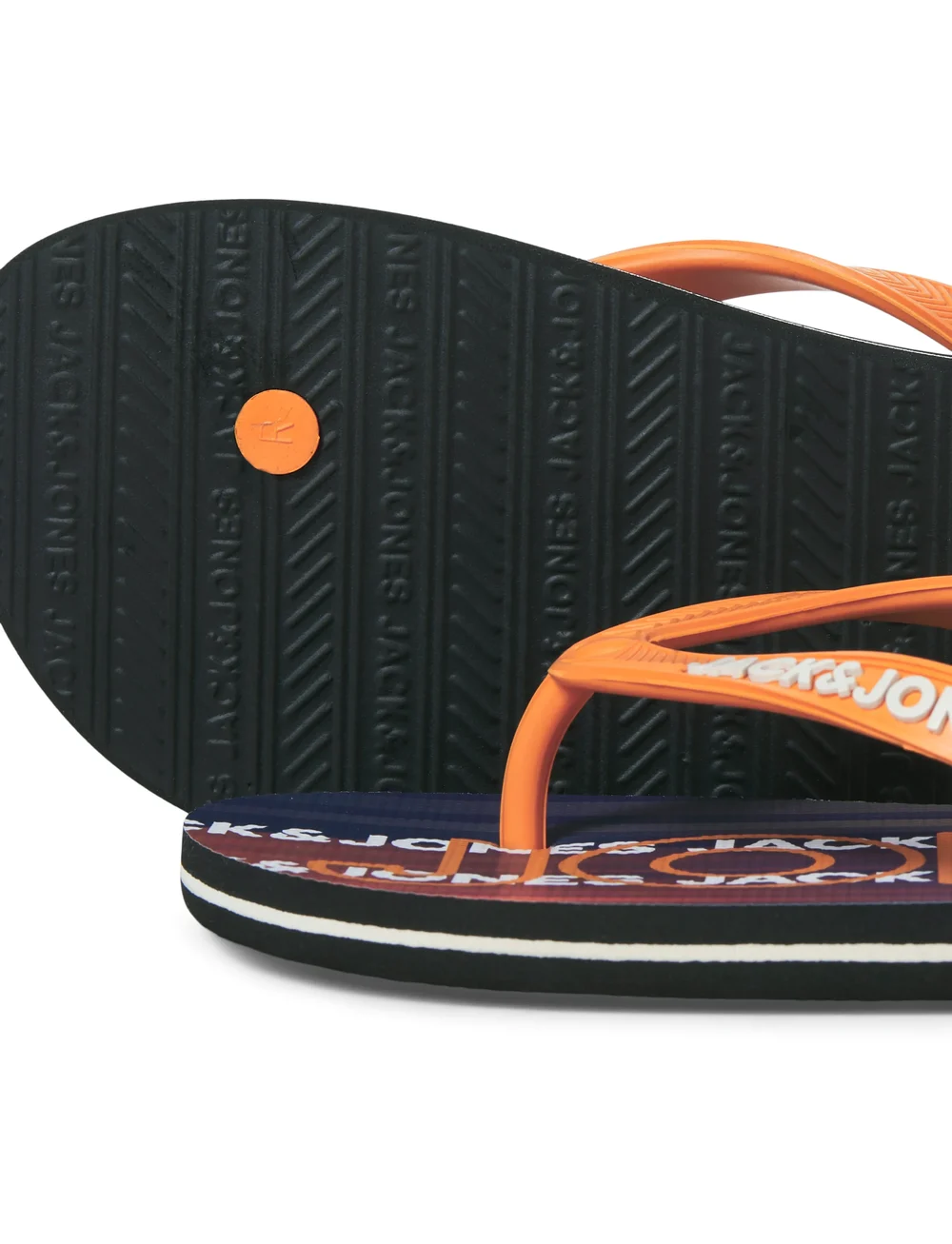 Jack & Jones - JFWLOGO 2.0 FLIP FLOP - kollektionen - bright marigold - 2